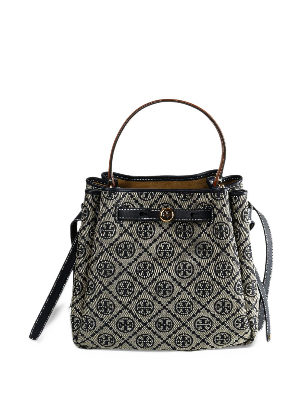 TORY BURCH · ROMY MONOGRAM BUCKET BAG