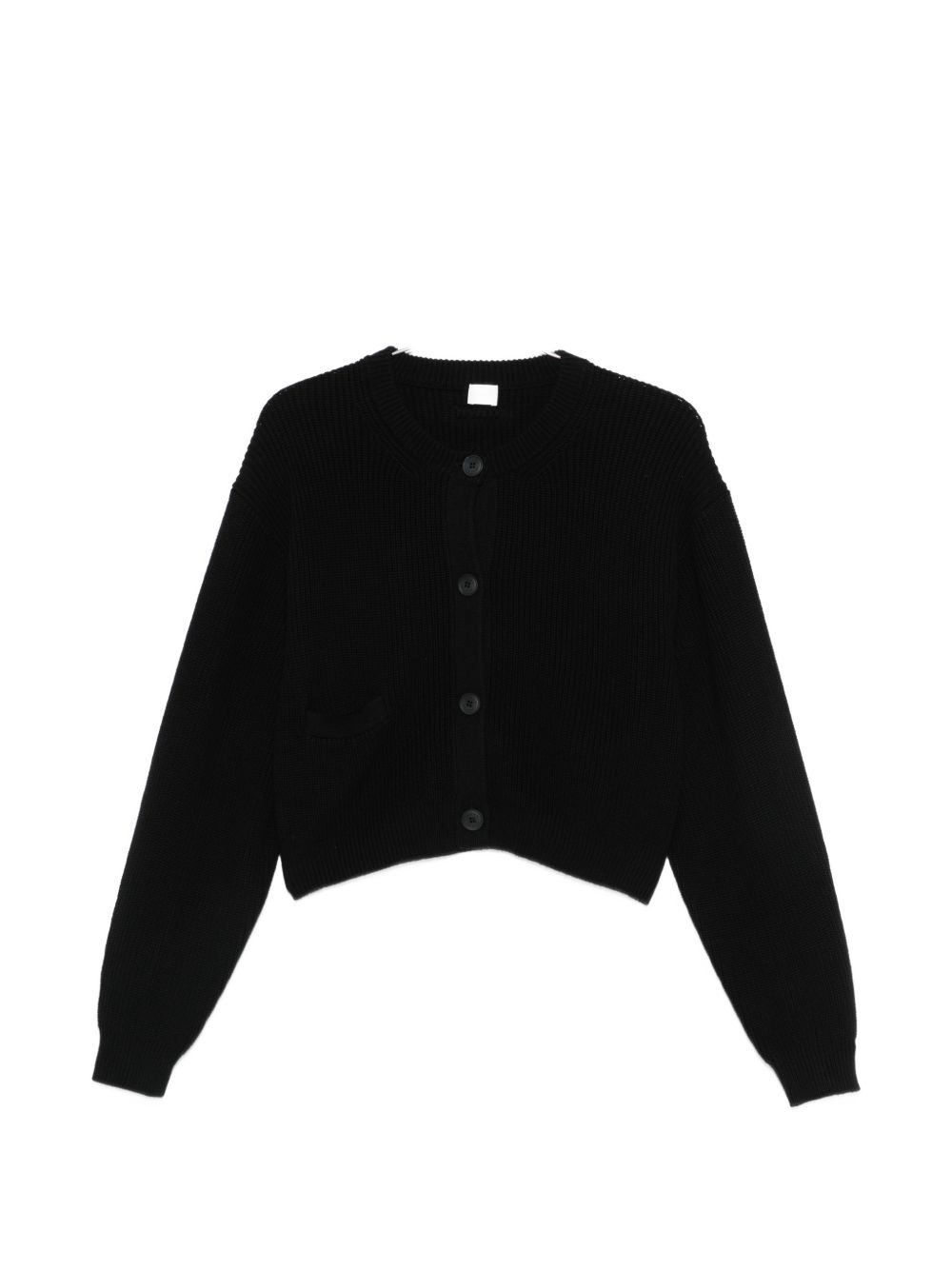 COTTON CREWNECK CARDIGAN