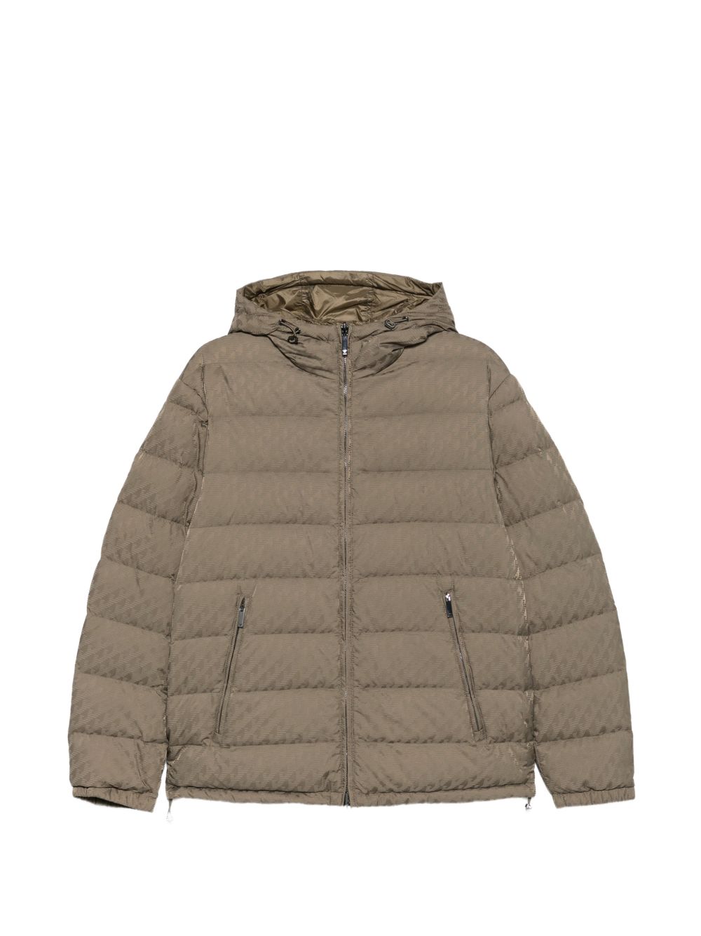 HOODED SHORT DOWN JACKET