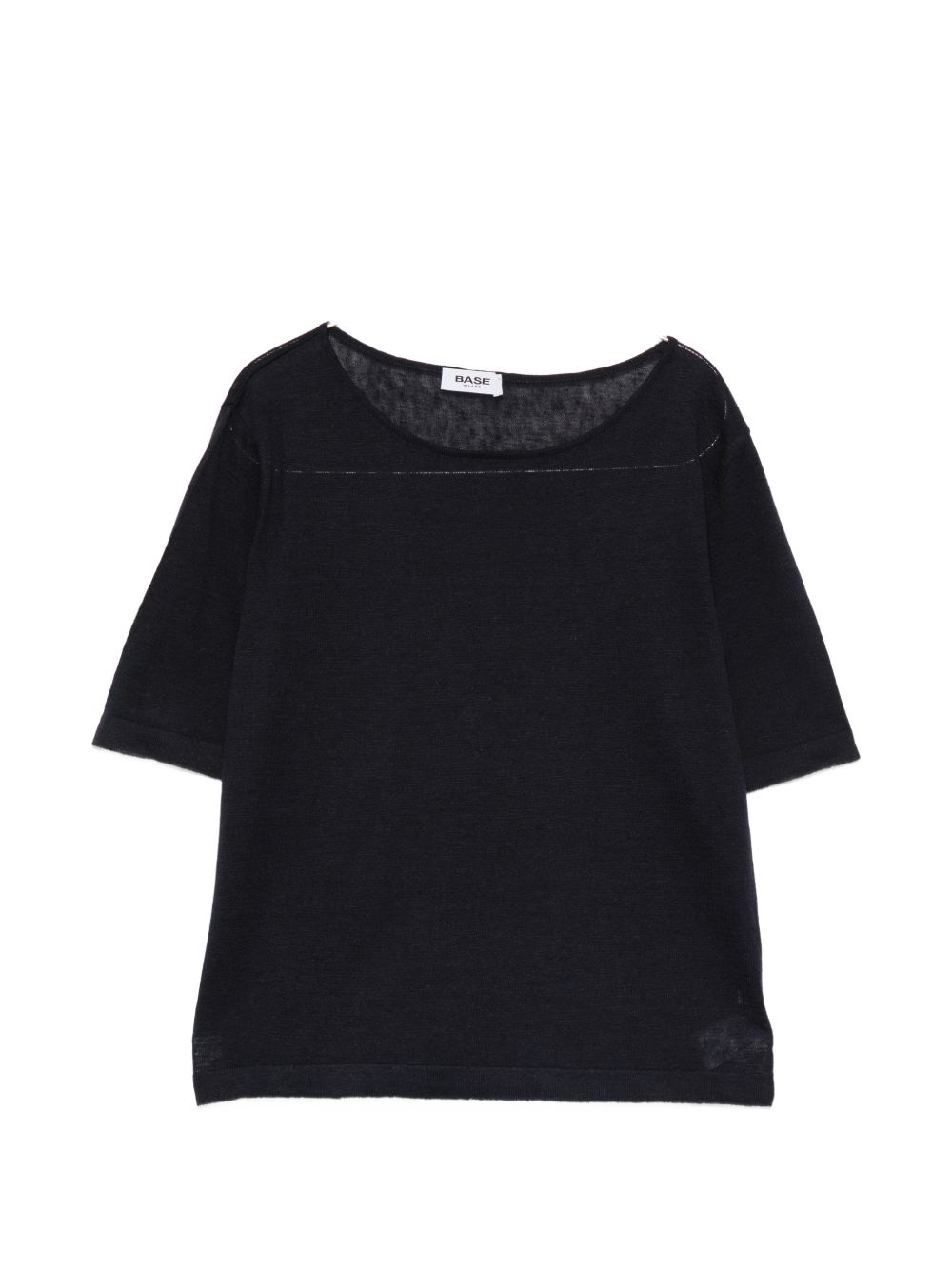 LINEN AND COTTON BLEND SWEATER