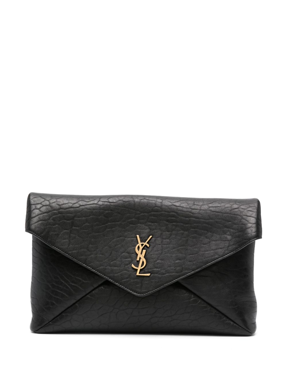 ENVELOPE CASSANDRE LARGE LEATHER CLUTCH