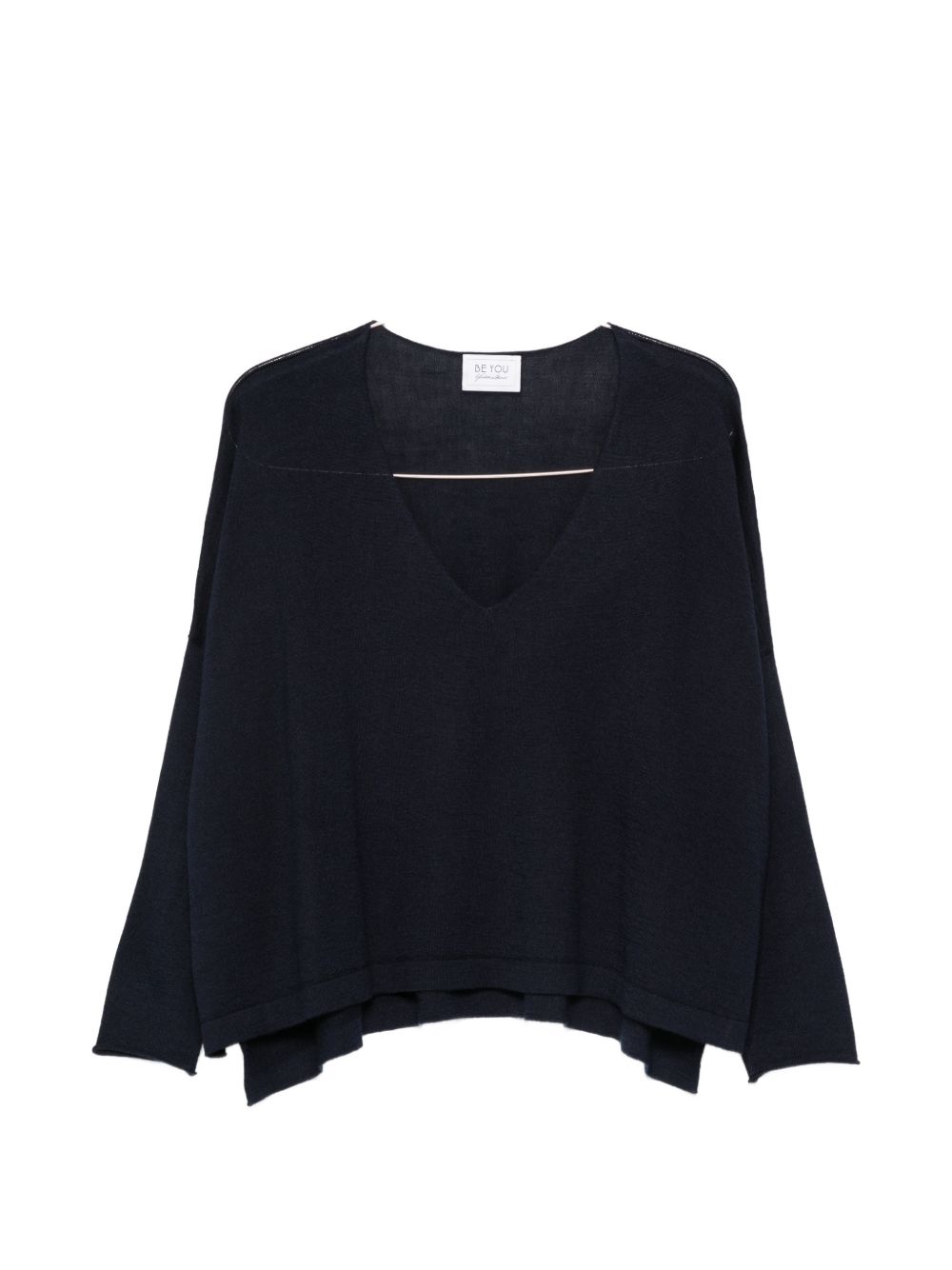 CASHMERE AND SILK V-NECKED SWEATER