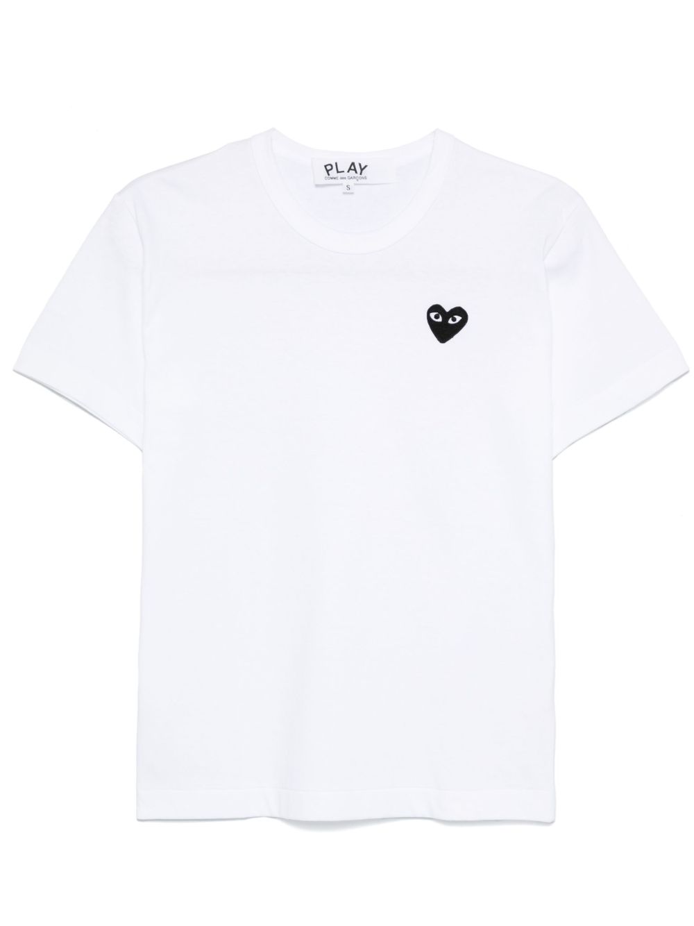 COMME DES GARÇONS PLAY · BLACK HEART COTTON T-SHIRT