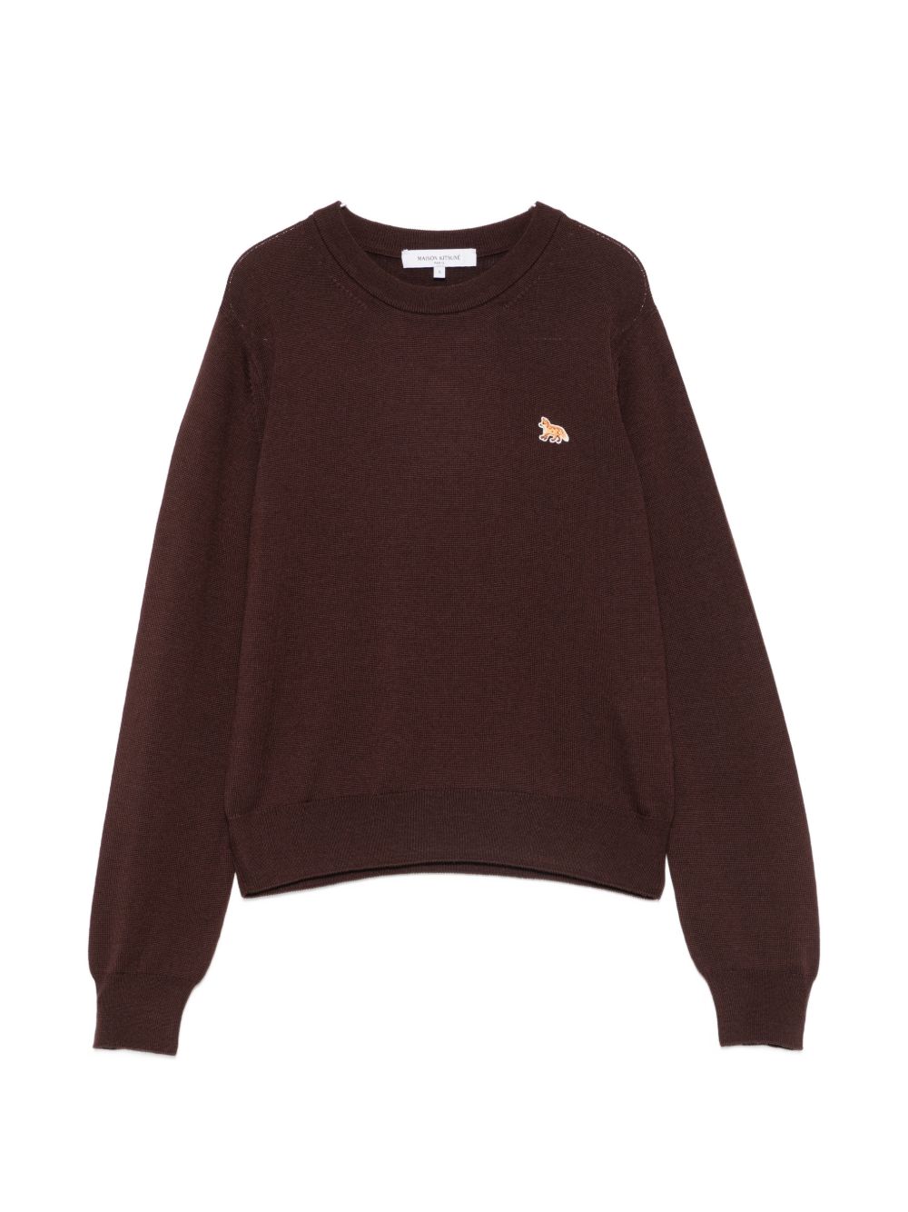 BABY FOX WOOL CREWNECK JUMPER