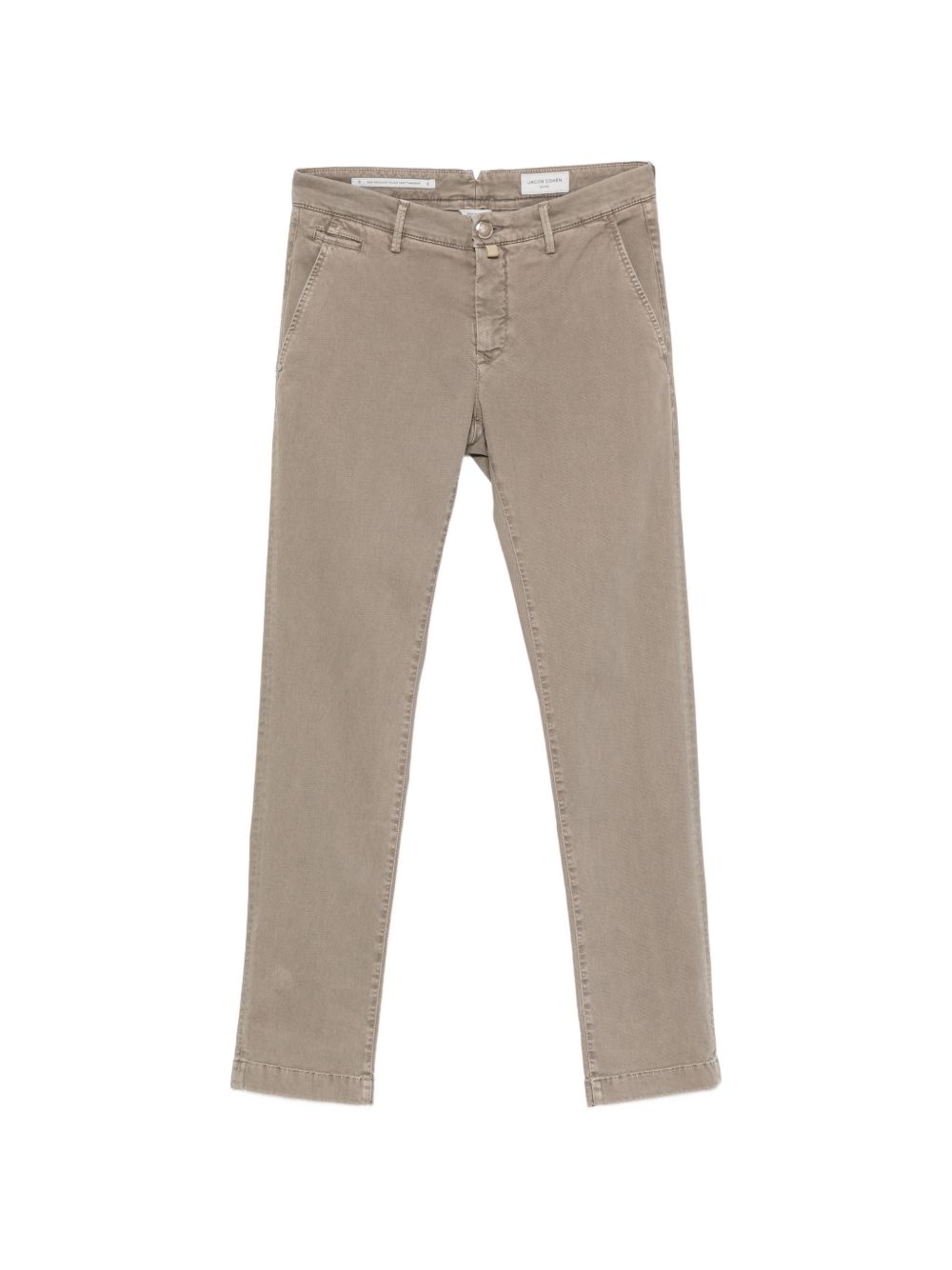 SLIM FIT COTTON TROUSERS