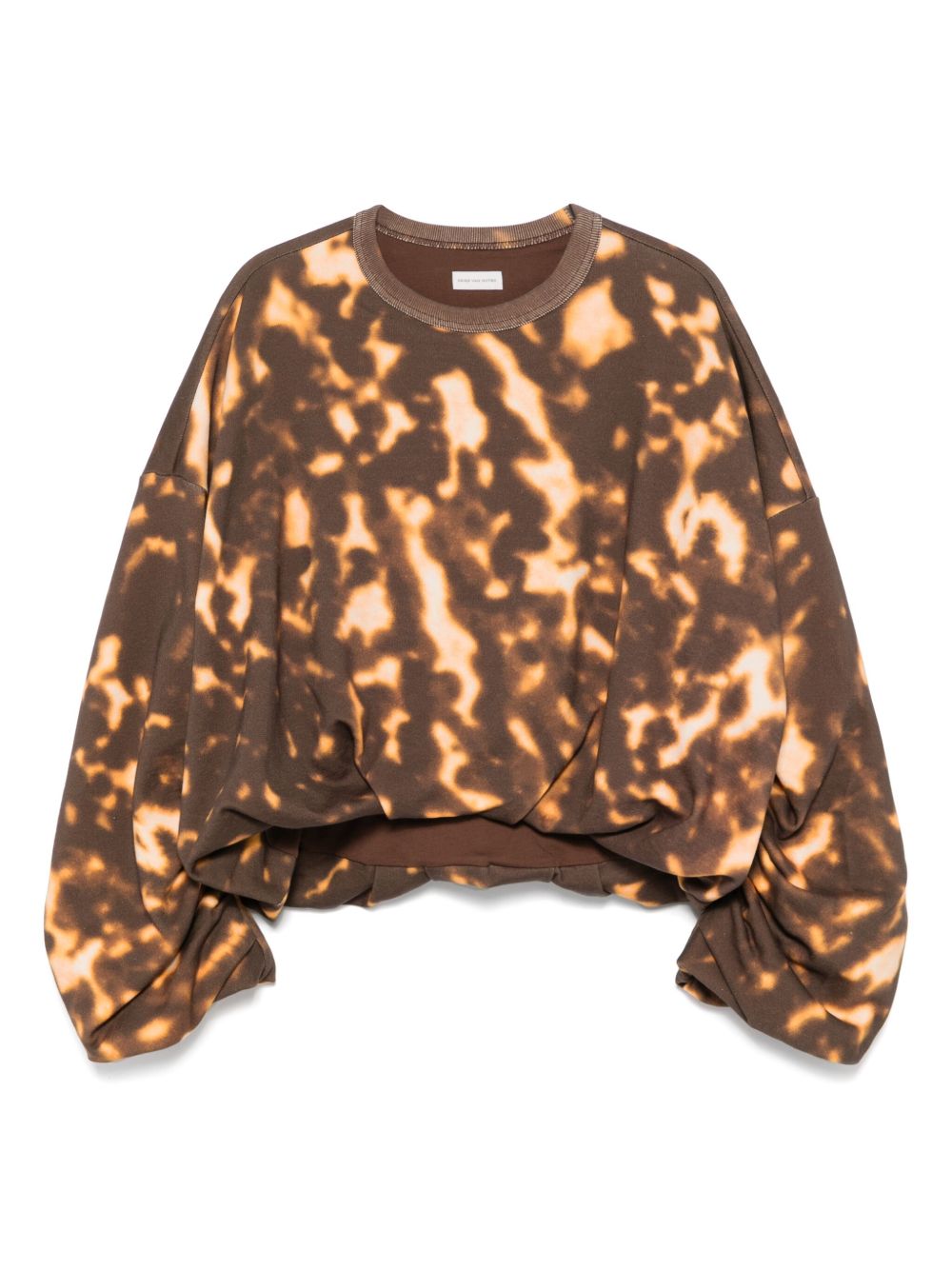 HANNET PRINTED COTTON SWEATSHIRT