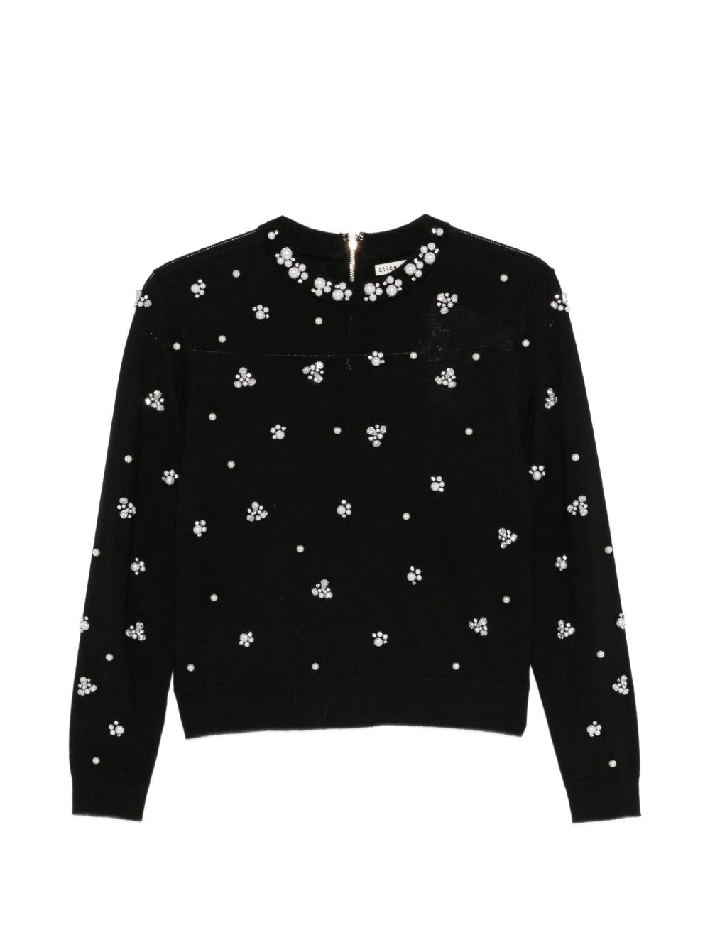 ALICE+OLIVIA · CAROLEE CREWNECK SWEATER
