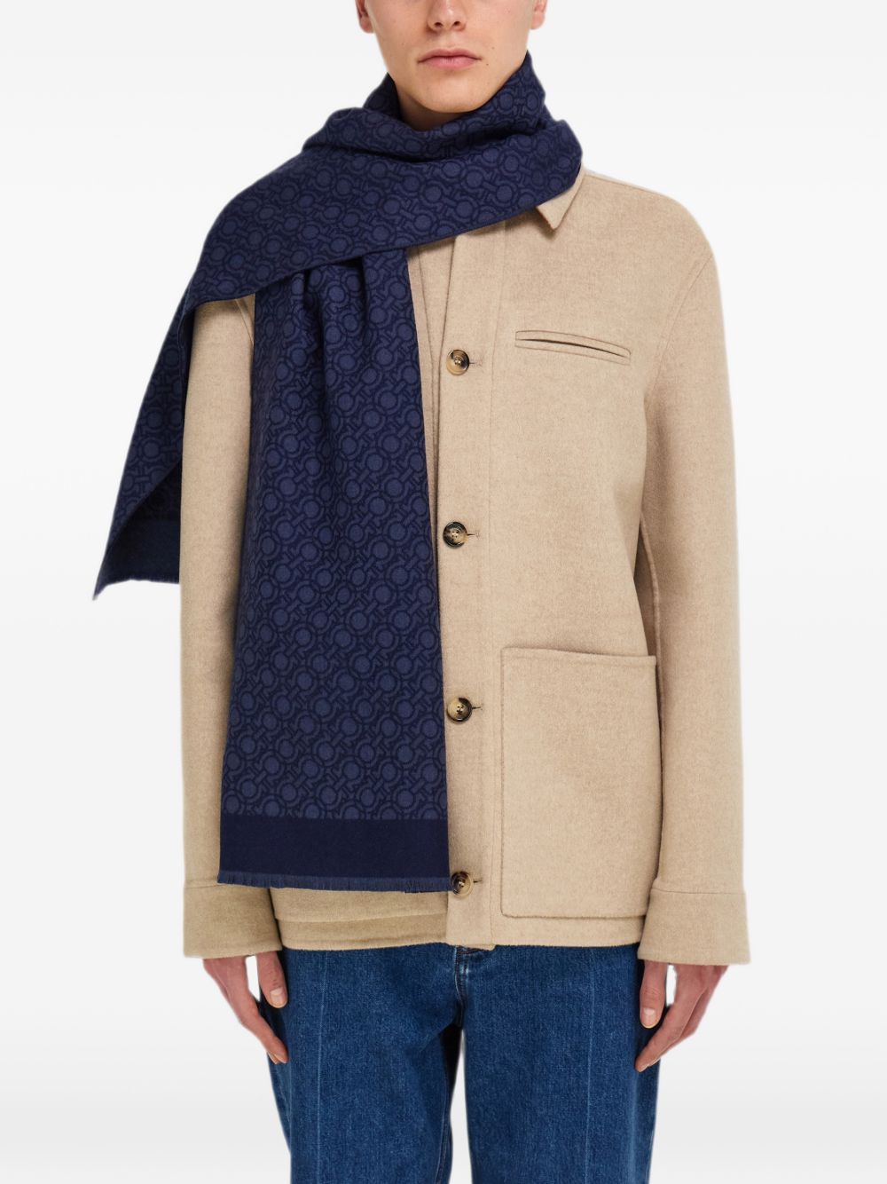 GANCINI WOOL SCARF