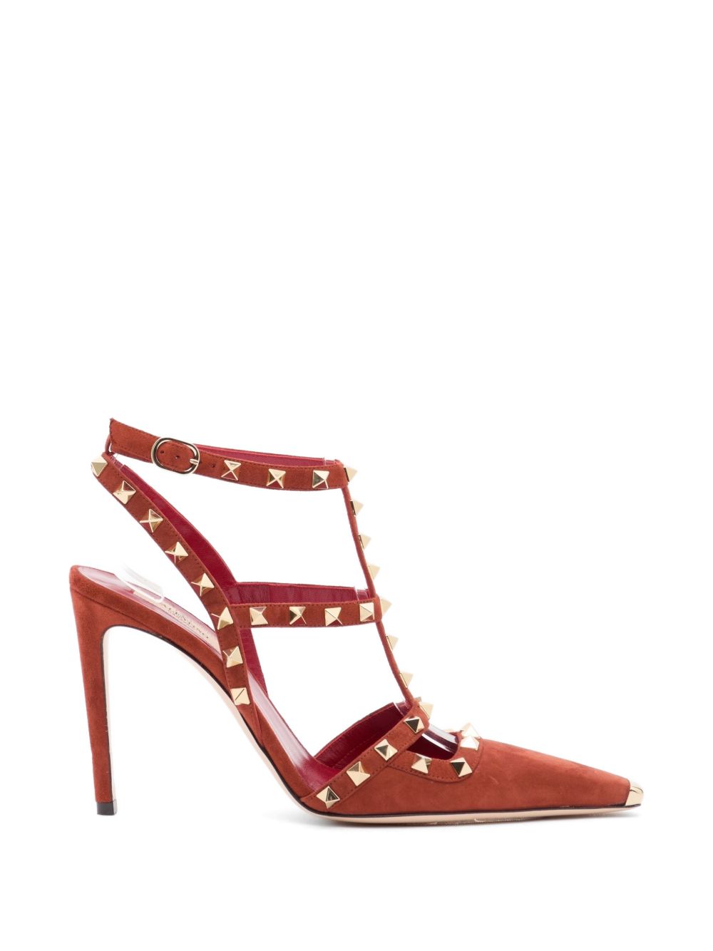 ROCKSTUD SUEDE LEATHER PUMPS