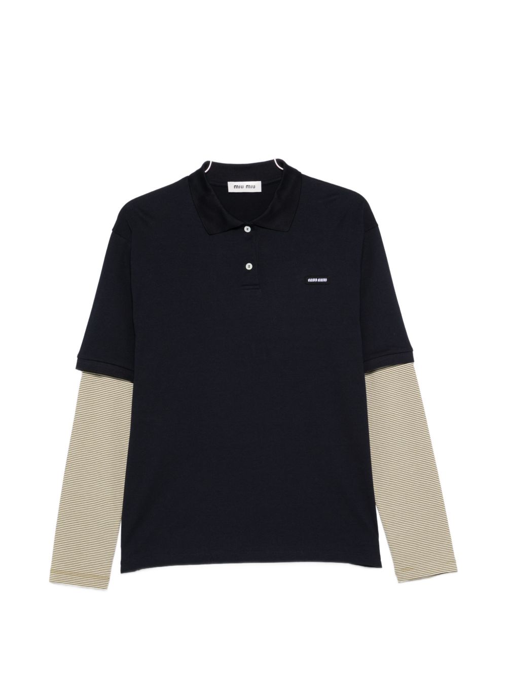 COTTON LAYERED POLO SHIRT
