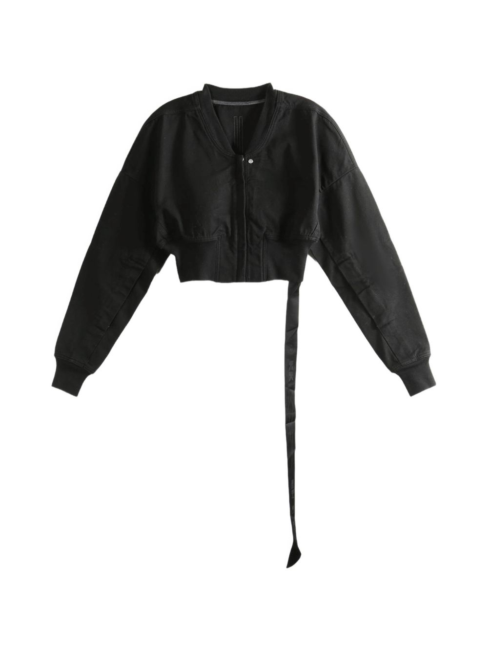 COTTON CROPPED BOMBER JACKET