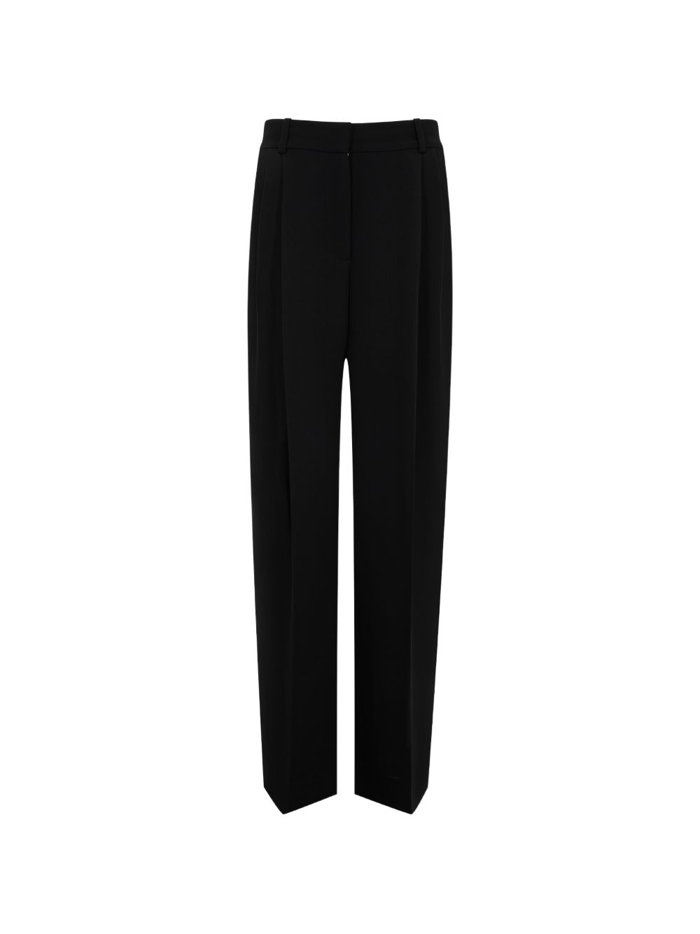 DOUBLE-PLEAT FLUID TROUSERS