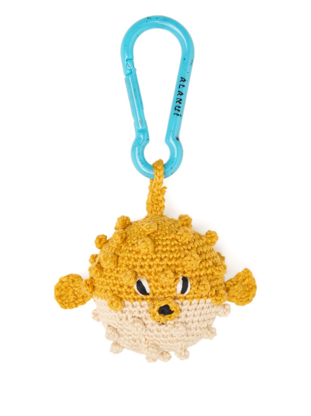 PUFFER FISH CROCHET KEYRING