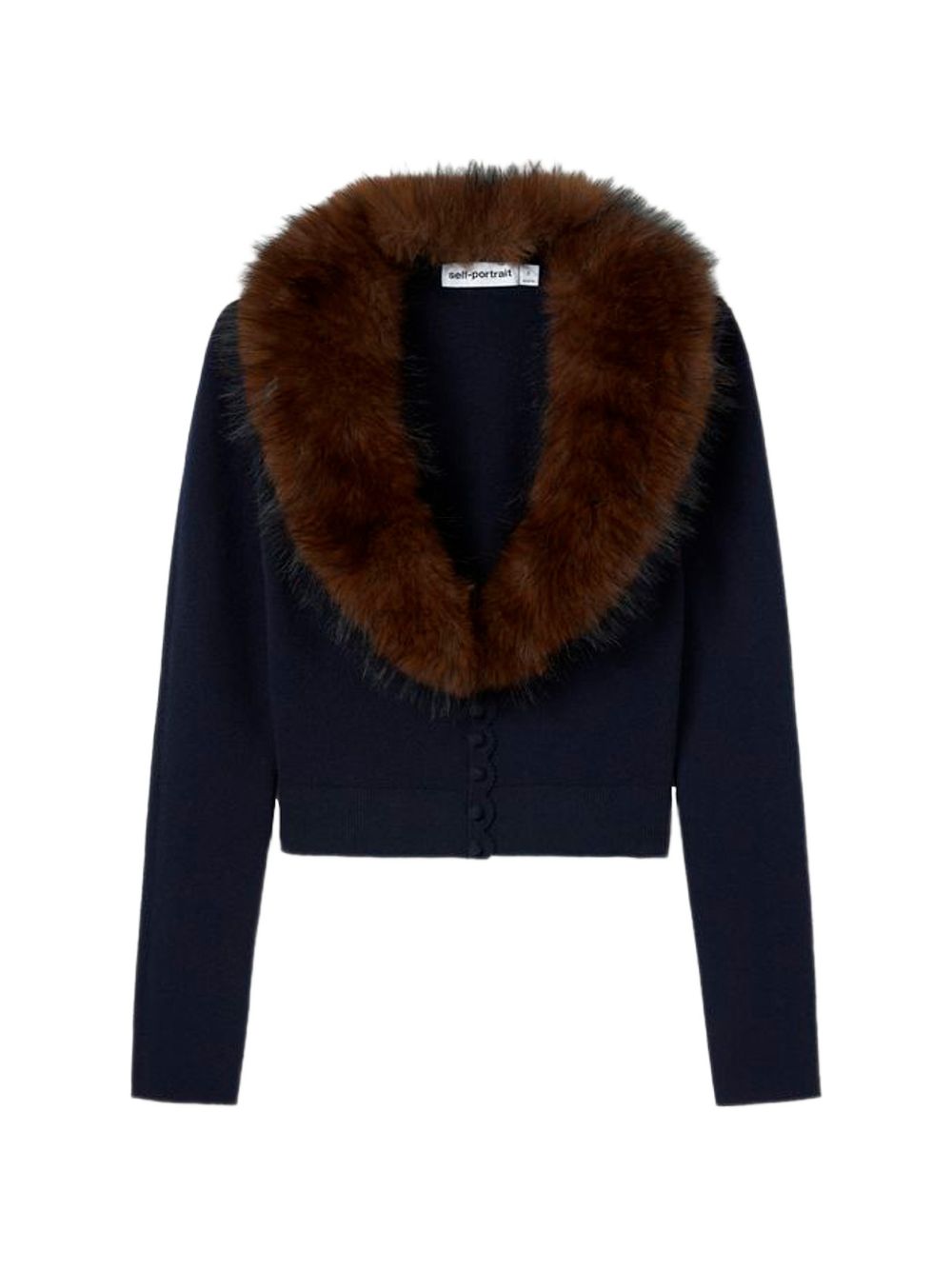 SHEARLING CARDIGAN