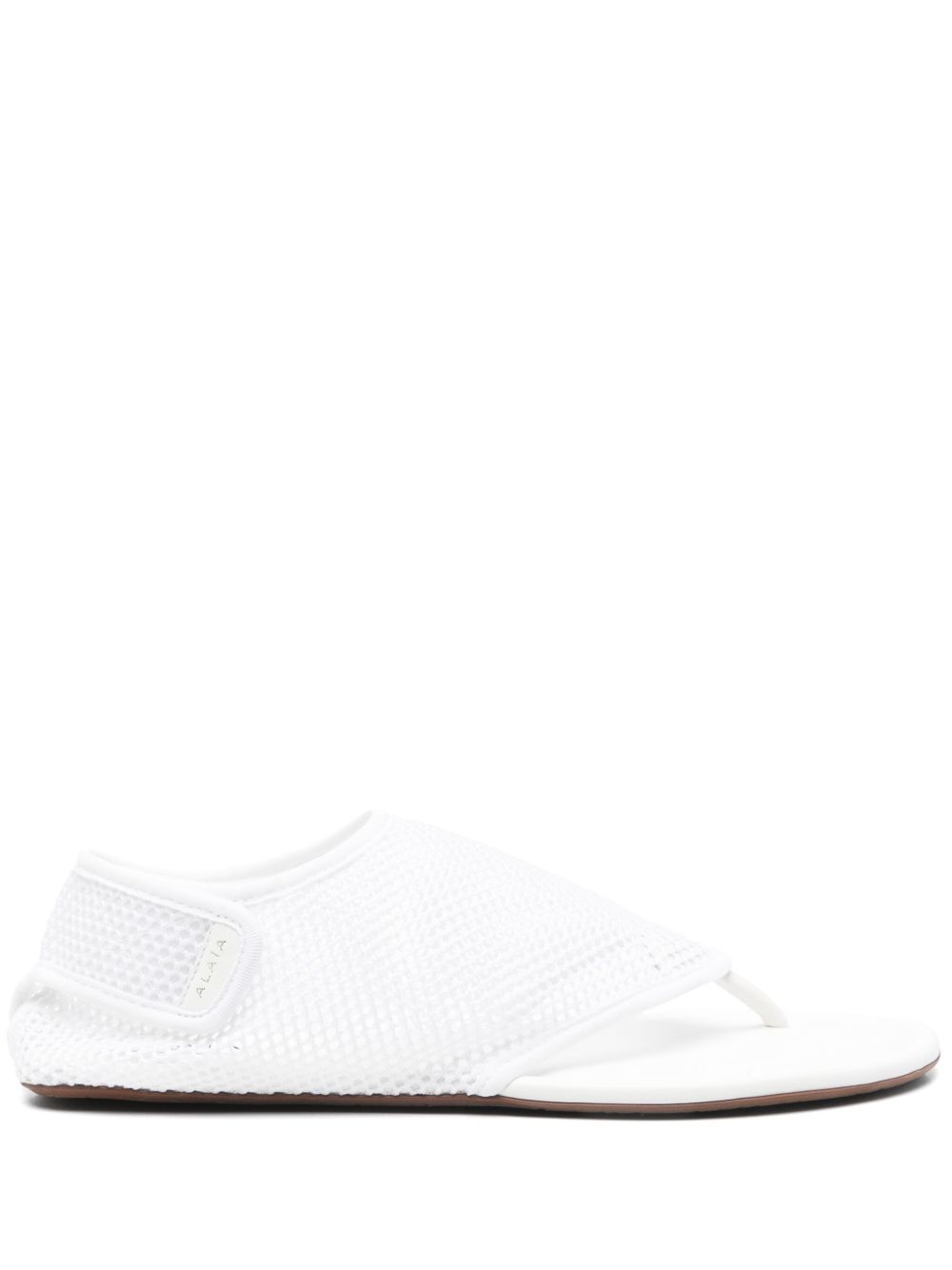 FISHNET THONG SANDALS