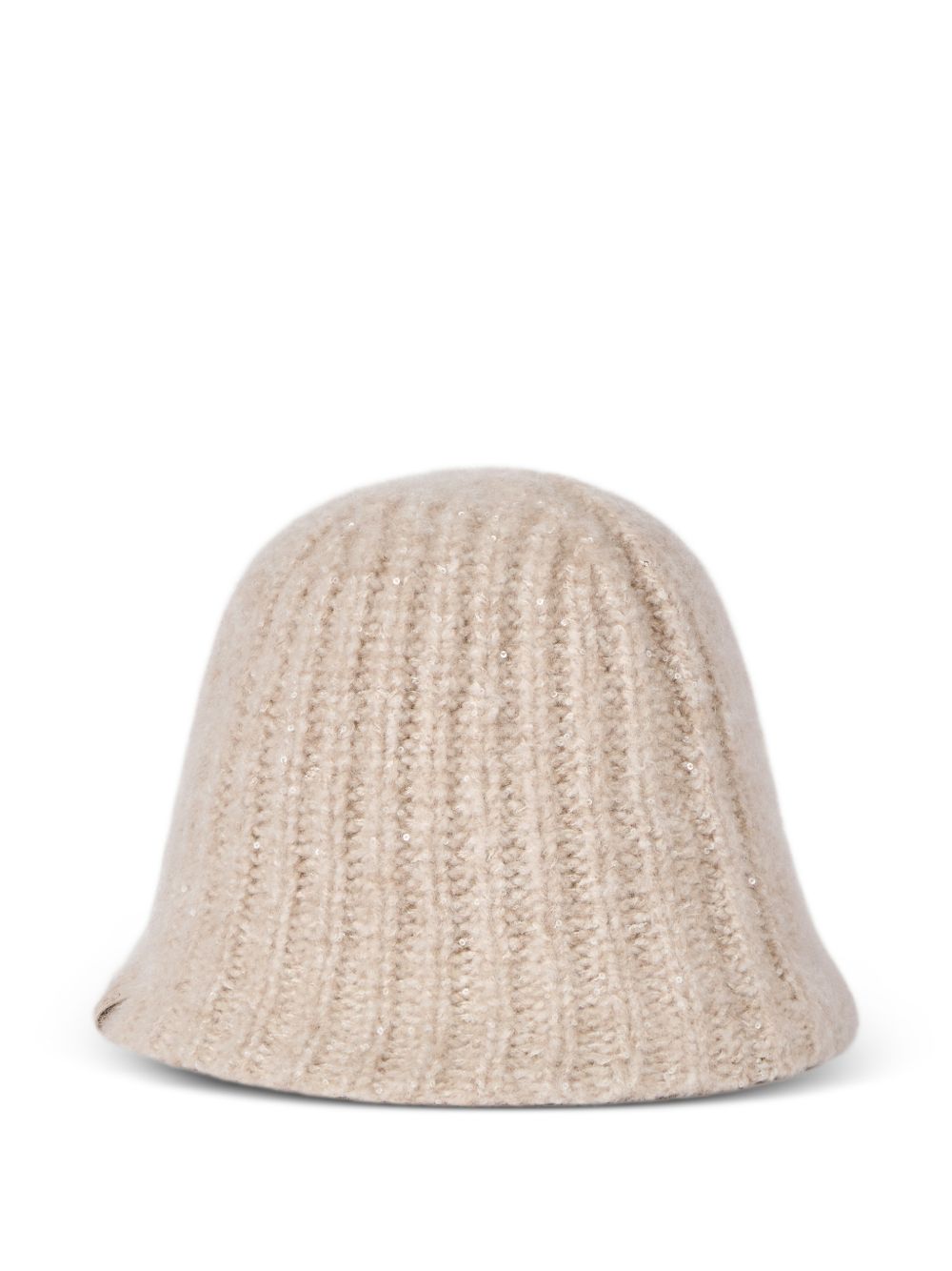 CASHEMRE KNIT BUCKET HAT