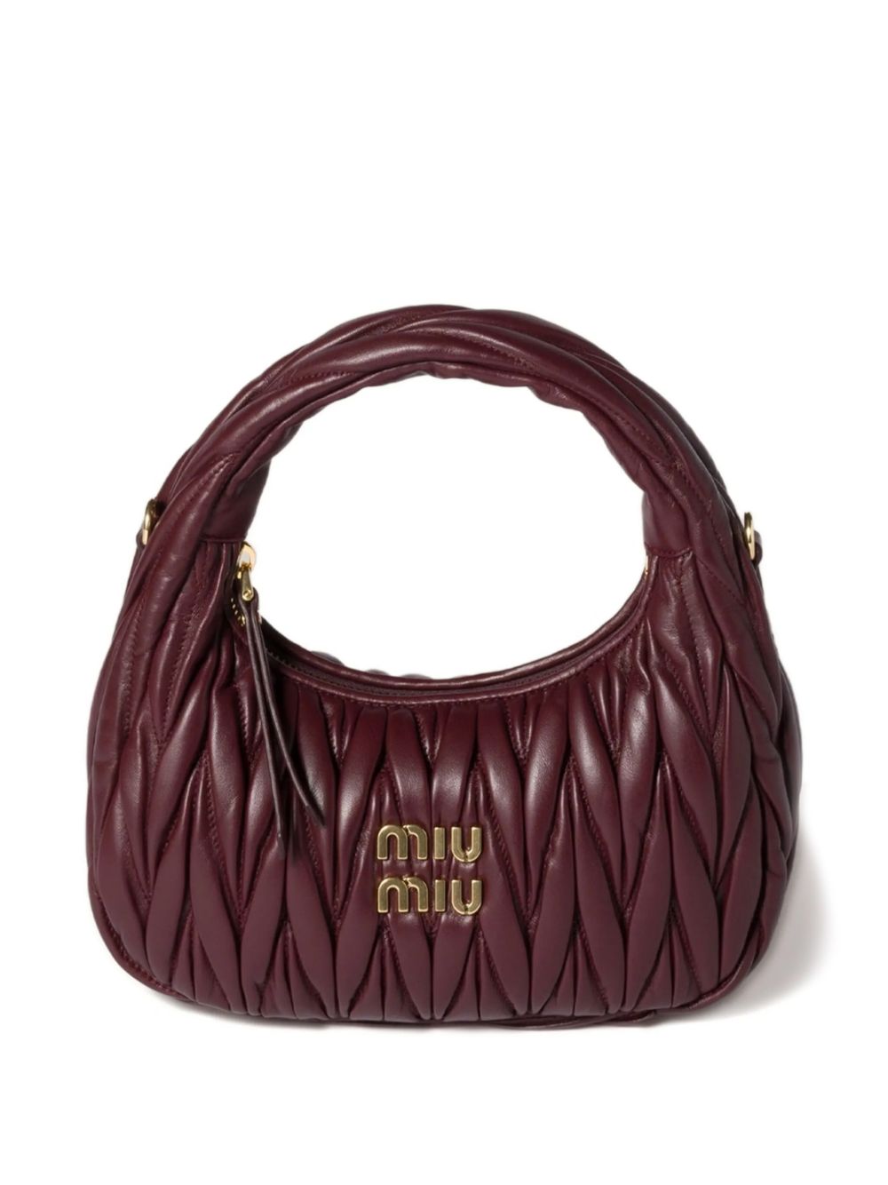 WANDER SMALL LEATHER HOBO BAG
