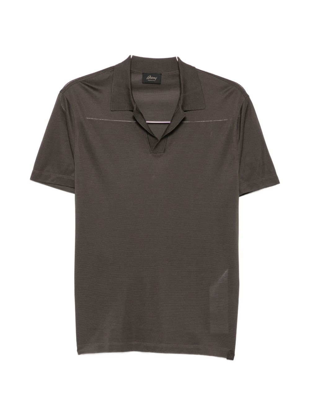 PIQUET SILK POLO SHIRT