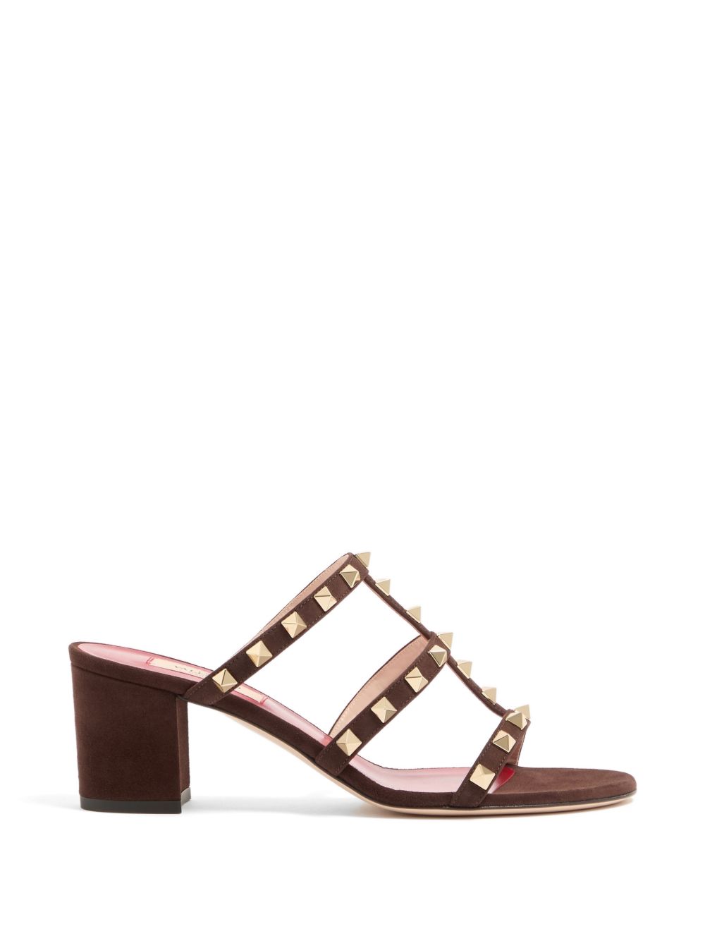 ROCKSTUD LEATHER SANDALS