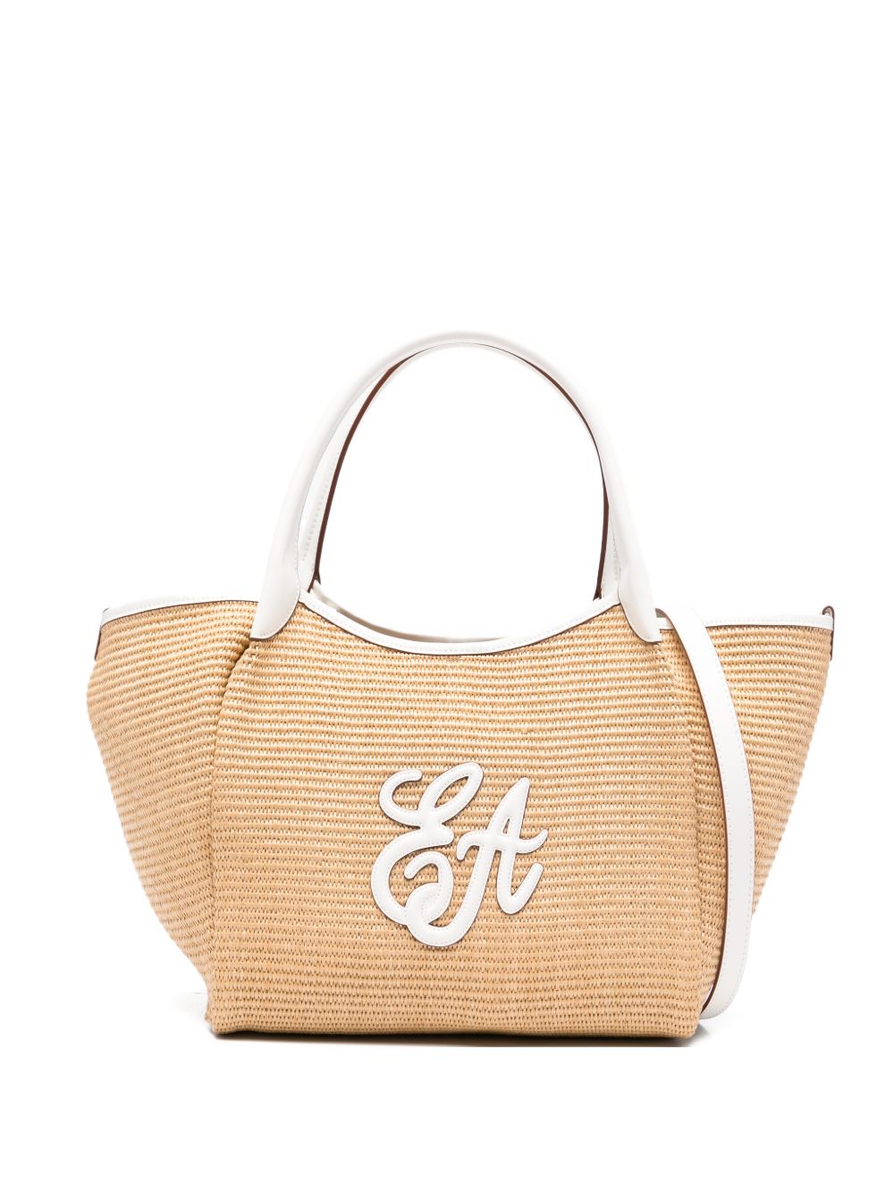 MEDIUM STRAW TOTE BAG