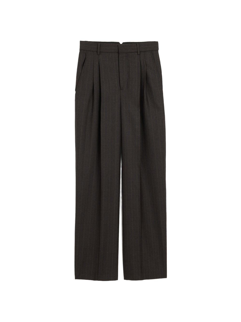 WOOL HIGH-WAISTED TROUSERS
