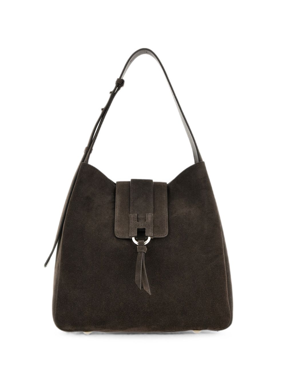 HOGAN TREND LEATHER HOBO BAG