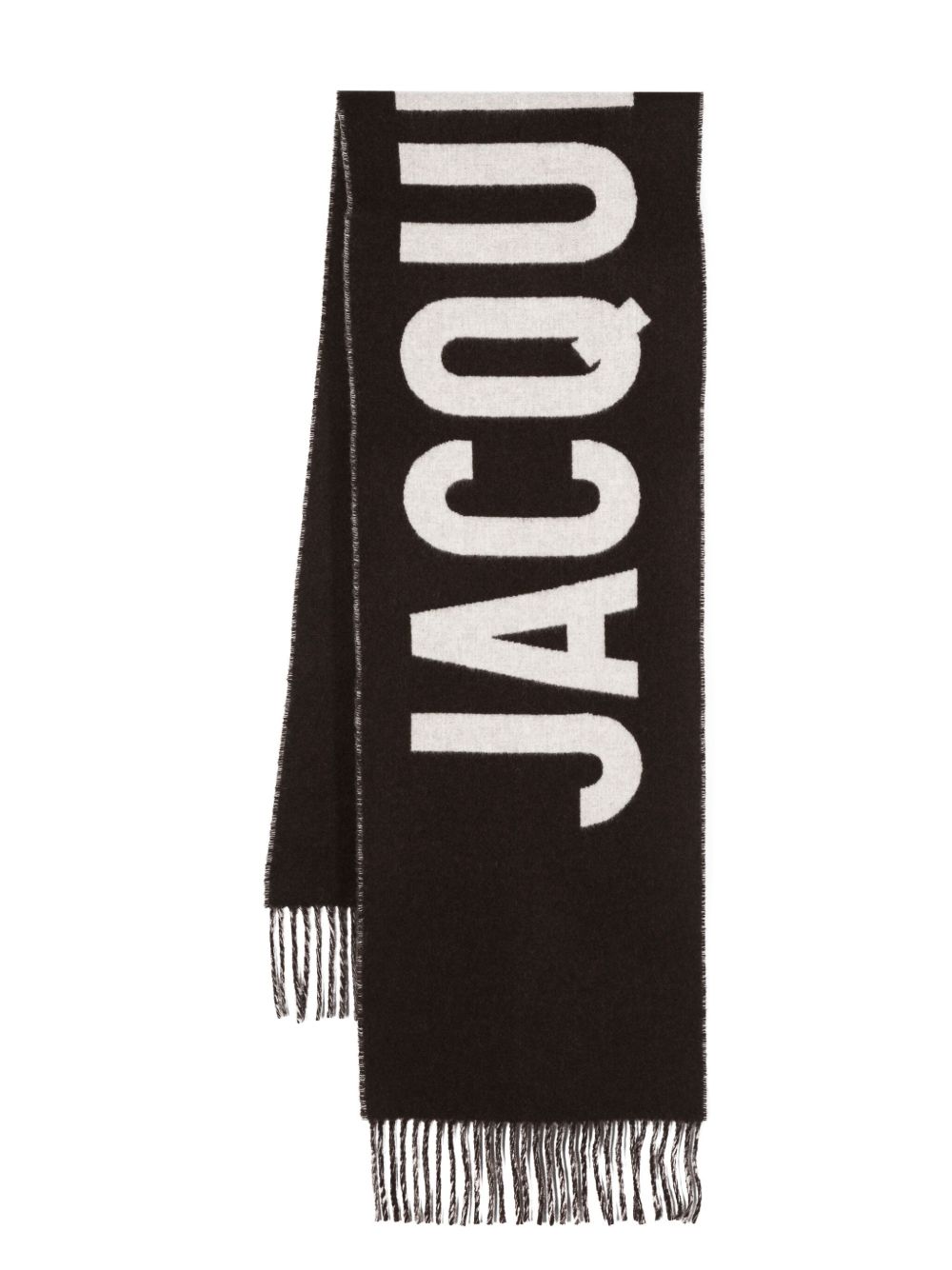 LOGO WOOL SCARF