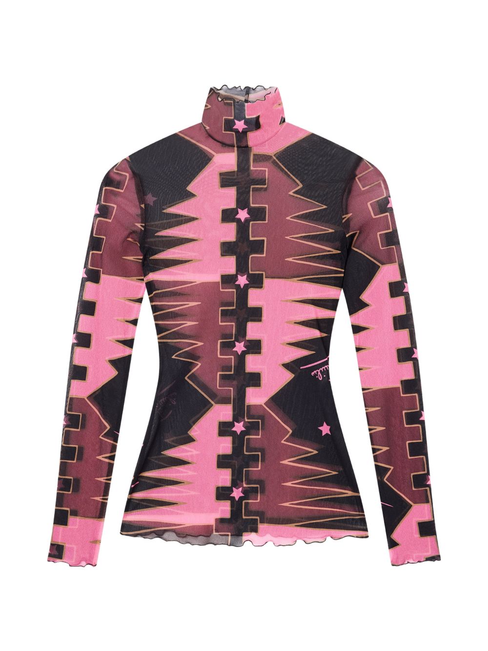 PUCCI · PRINTED HIGH-NECK TOP