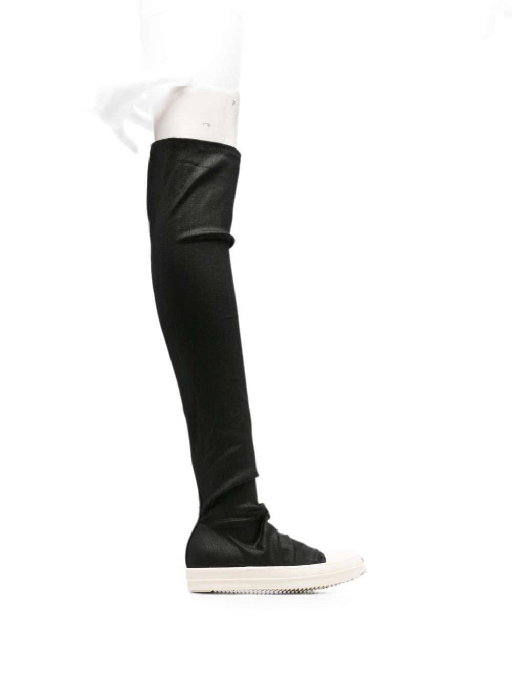 OVER-THE-KNEE DENIM BOOTS