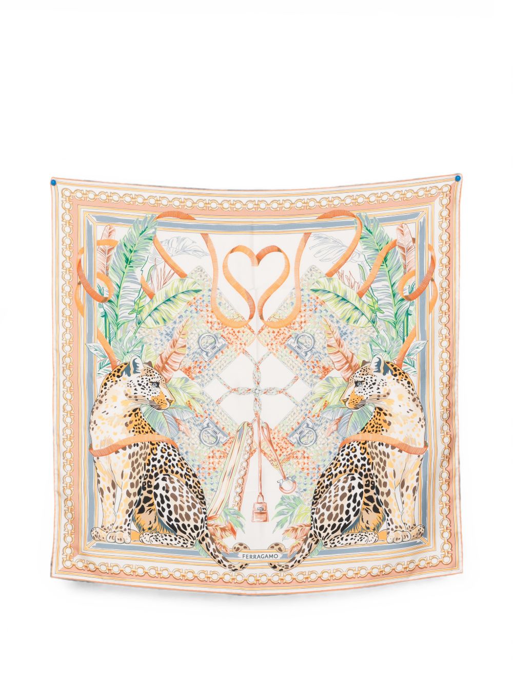 PRINTED SILK FOULARD