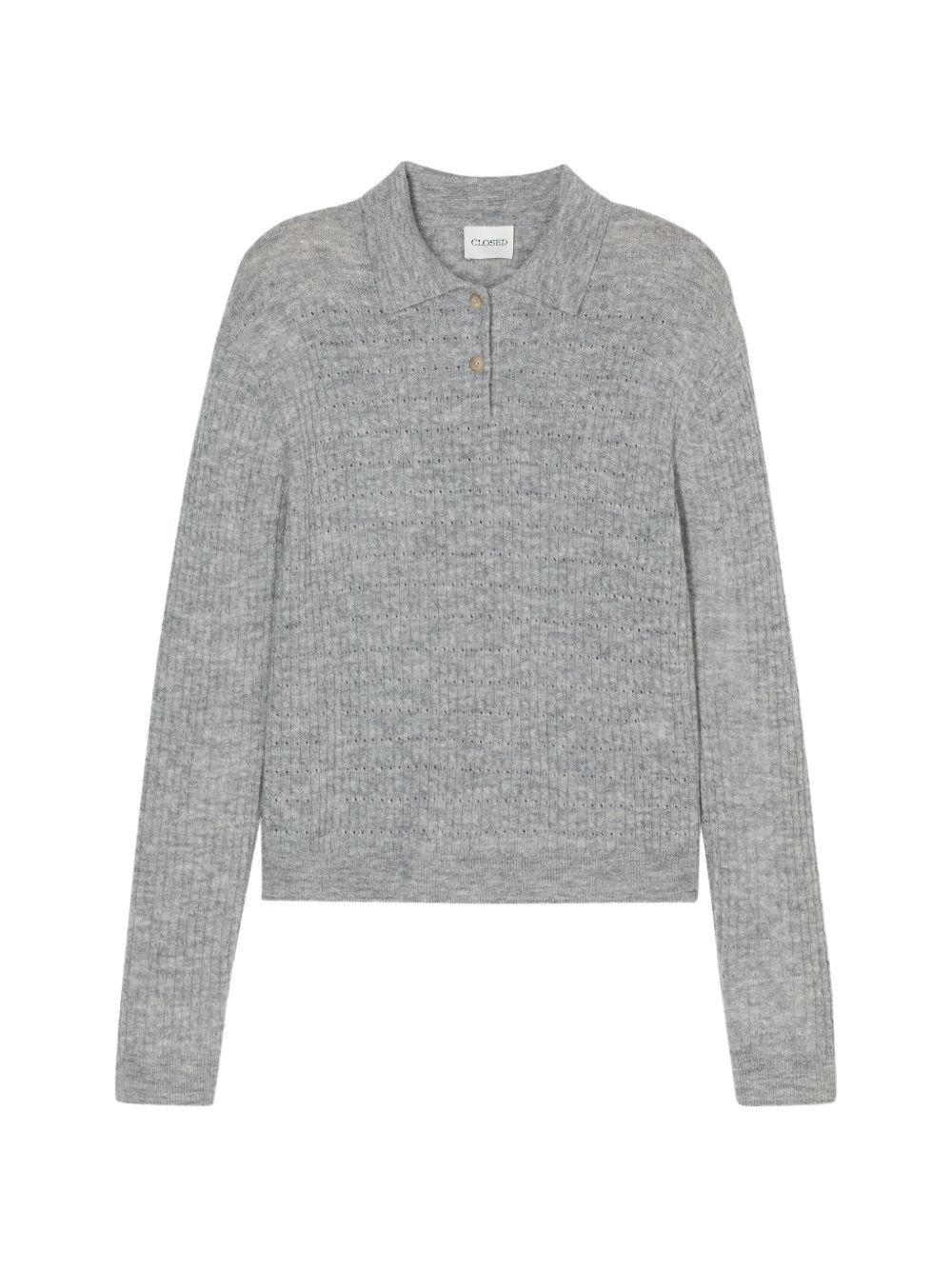 WOOL BLEND POLO SHIRT