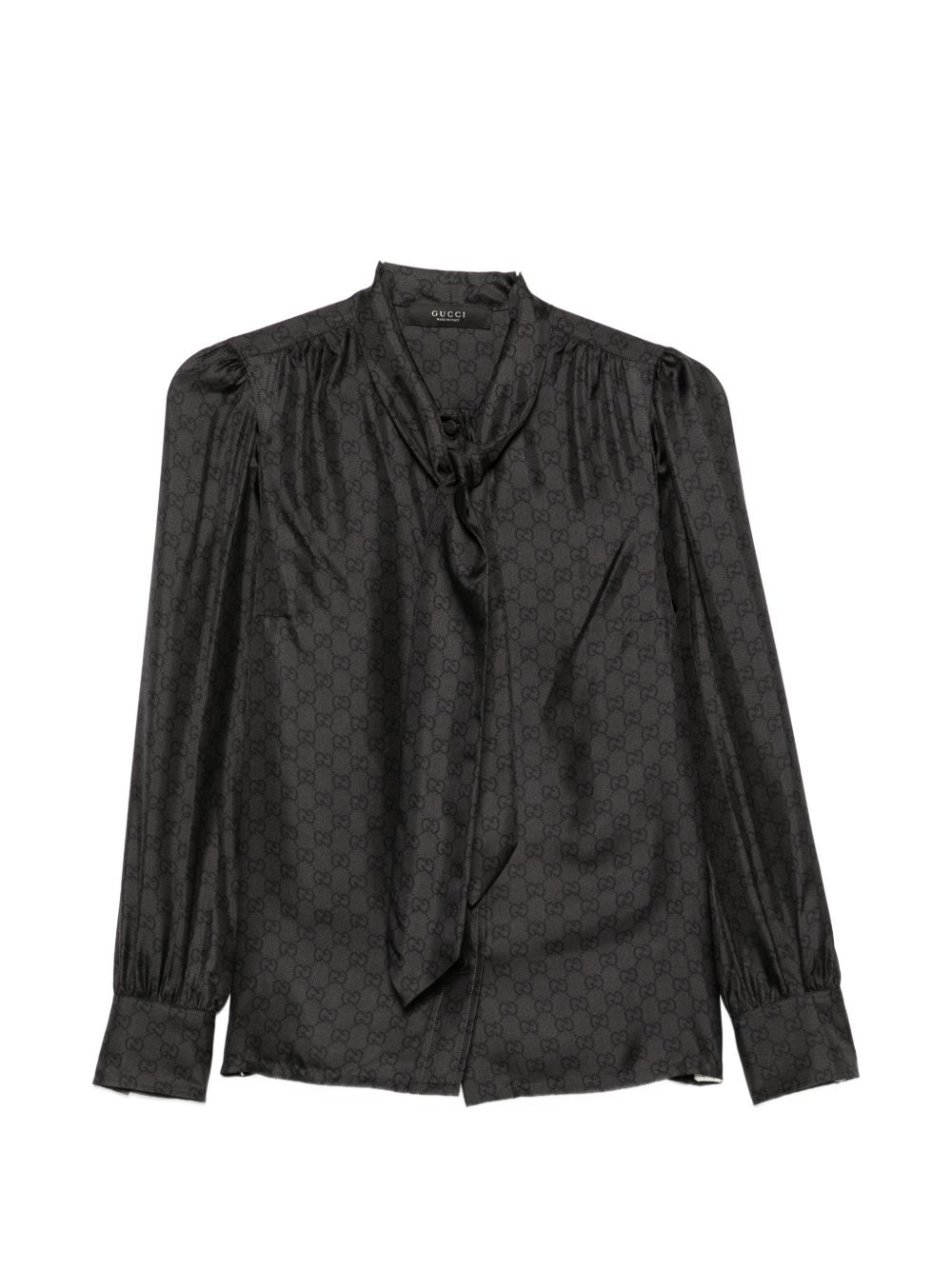 GG PRINT SILK SHIRT