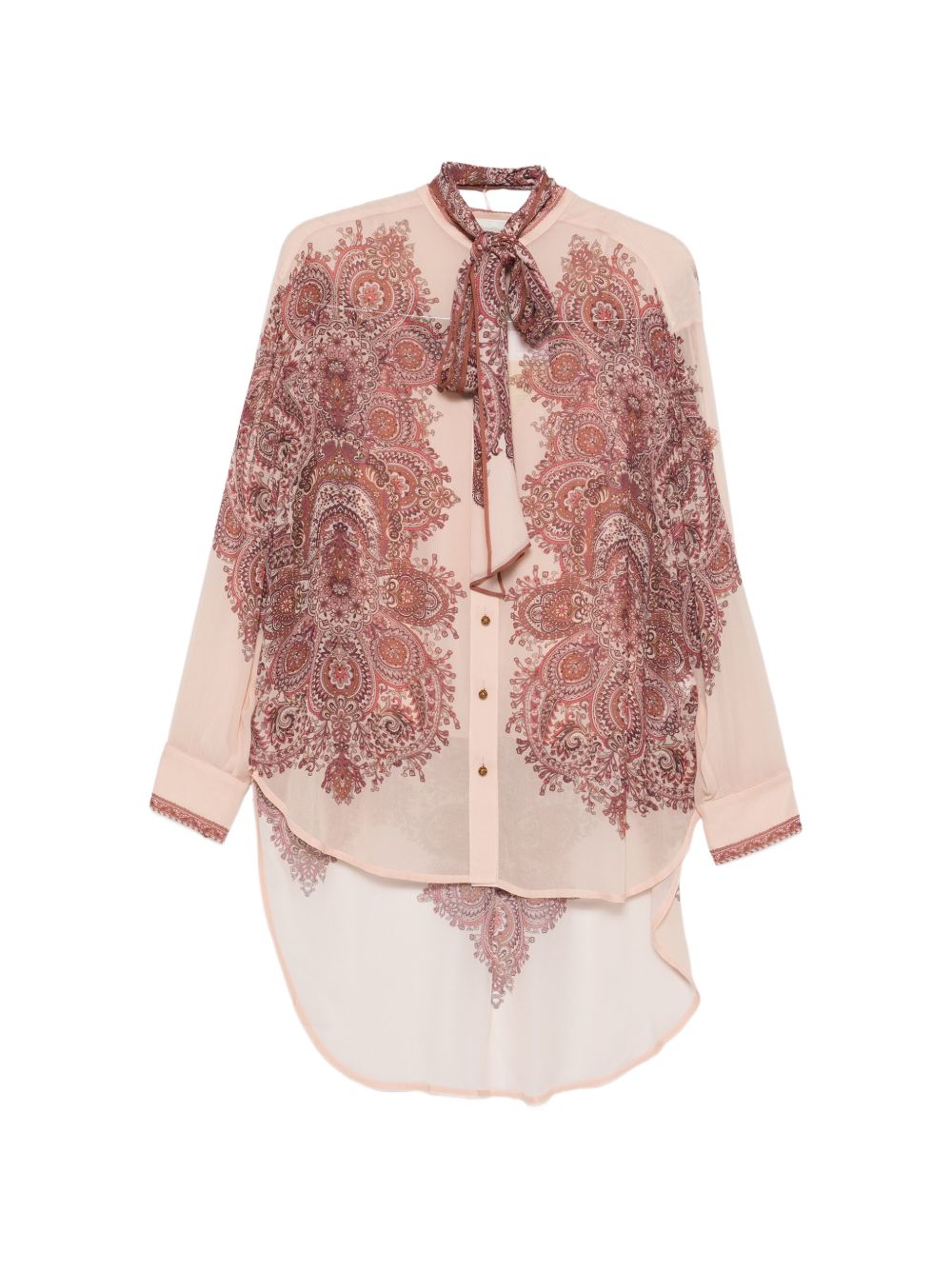 ZIMMERMANN · CLASH PRINTED BLOUSE