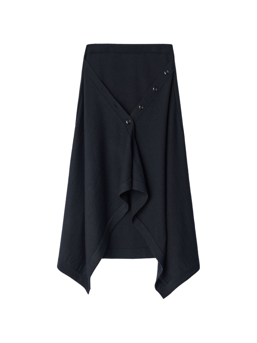 WOOL BLEND MIDI SKIRT