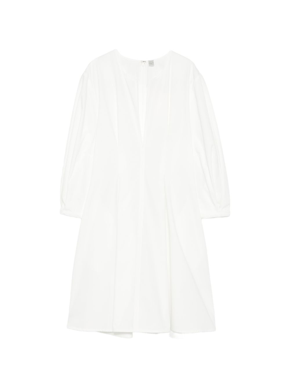 BALOON SLEEVE COTTON DRESS