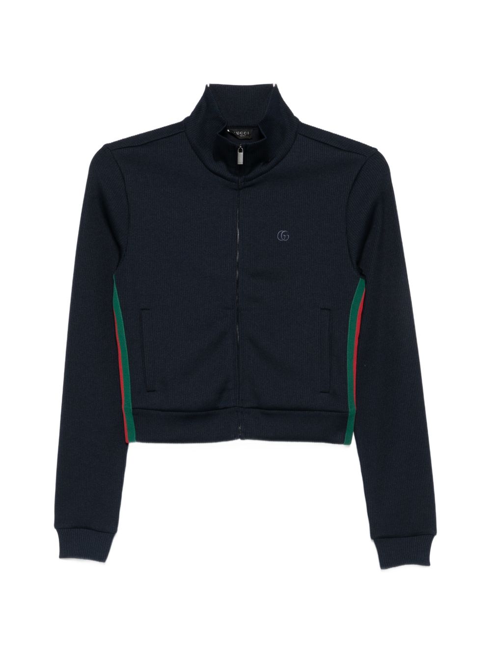 WEB DETAIL COTTON BLEND SWEATSHIRT