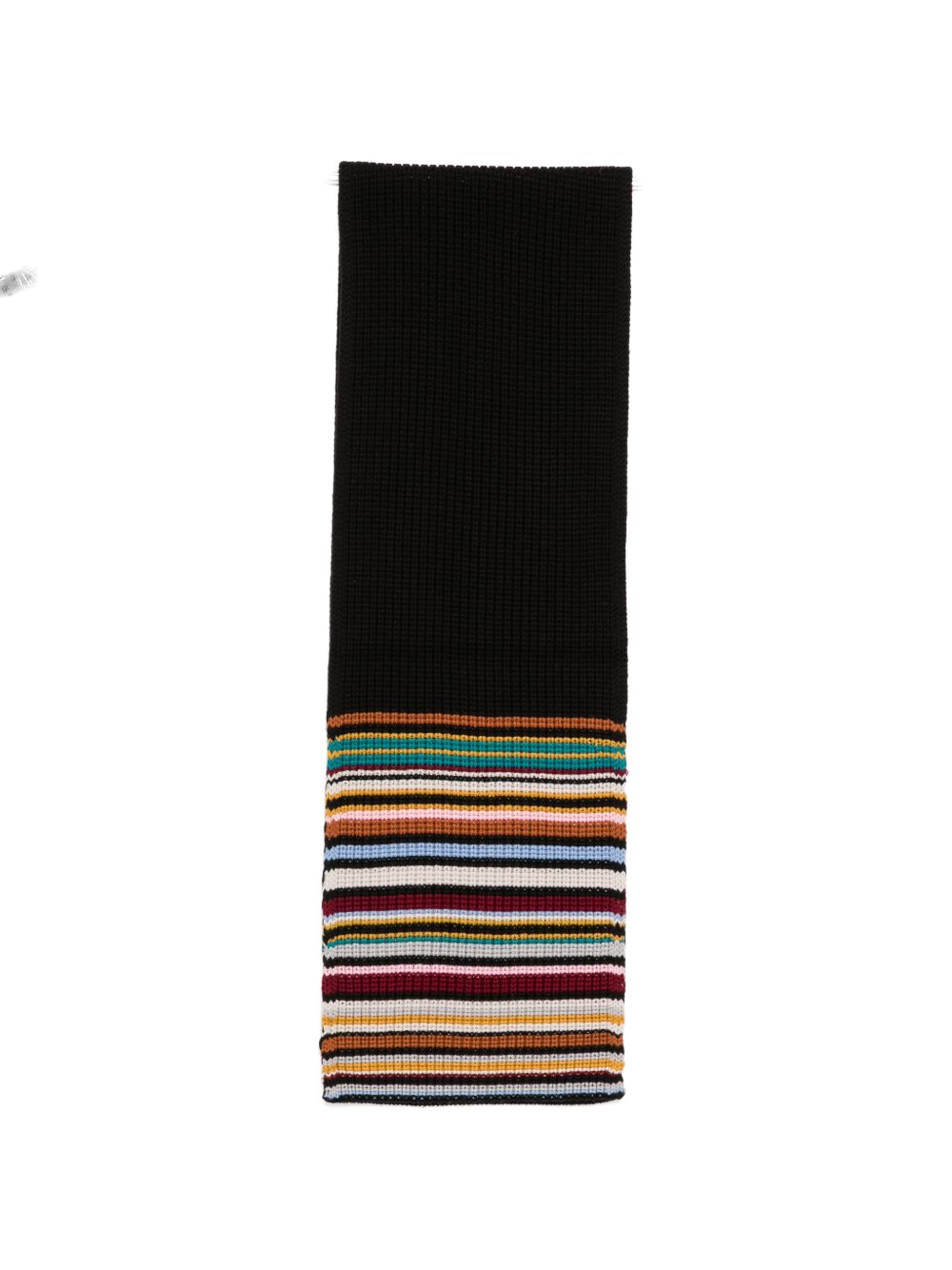 SIGNATURE STRIPE WOOL SCARF