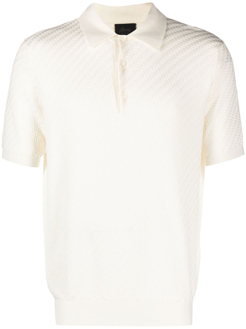 CASHMERE AND COTTON BLEND POLO SHIRT