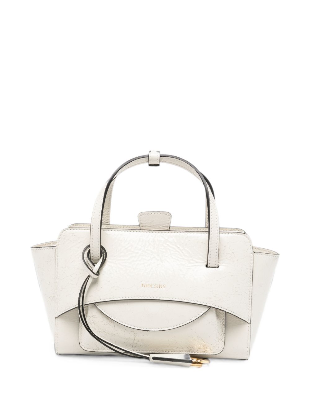 FLAP SMALL LEATHER TOTE