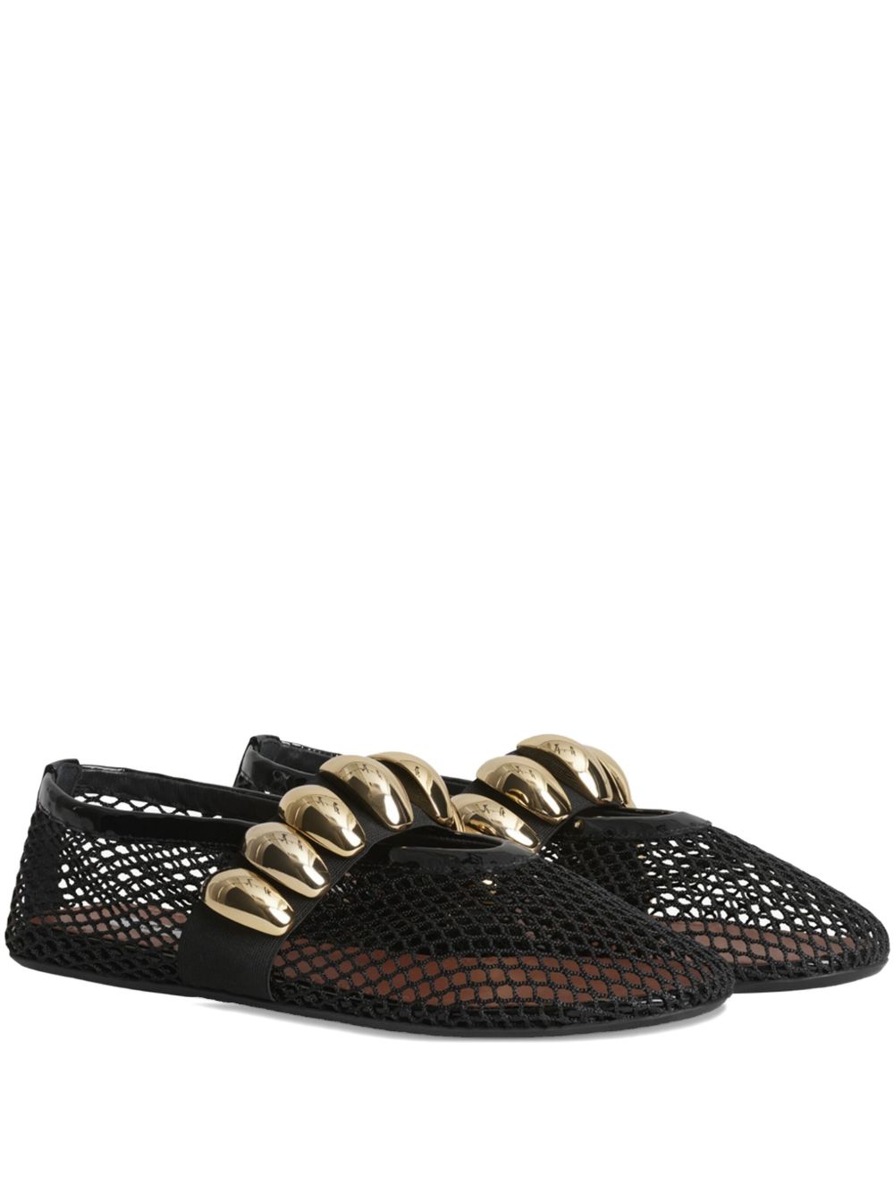FISHTNET BALLET FLATS