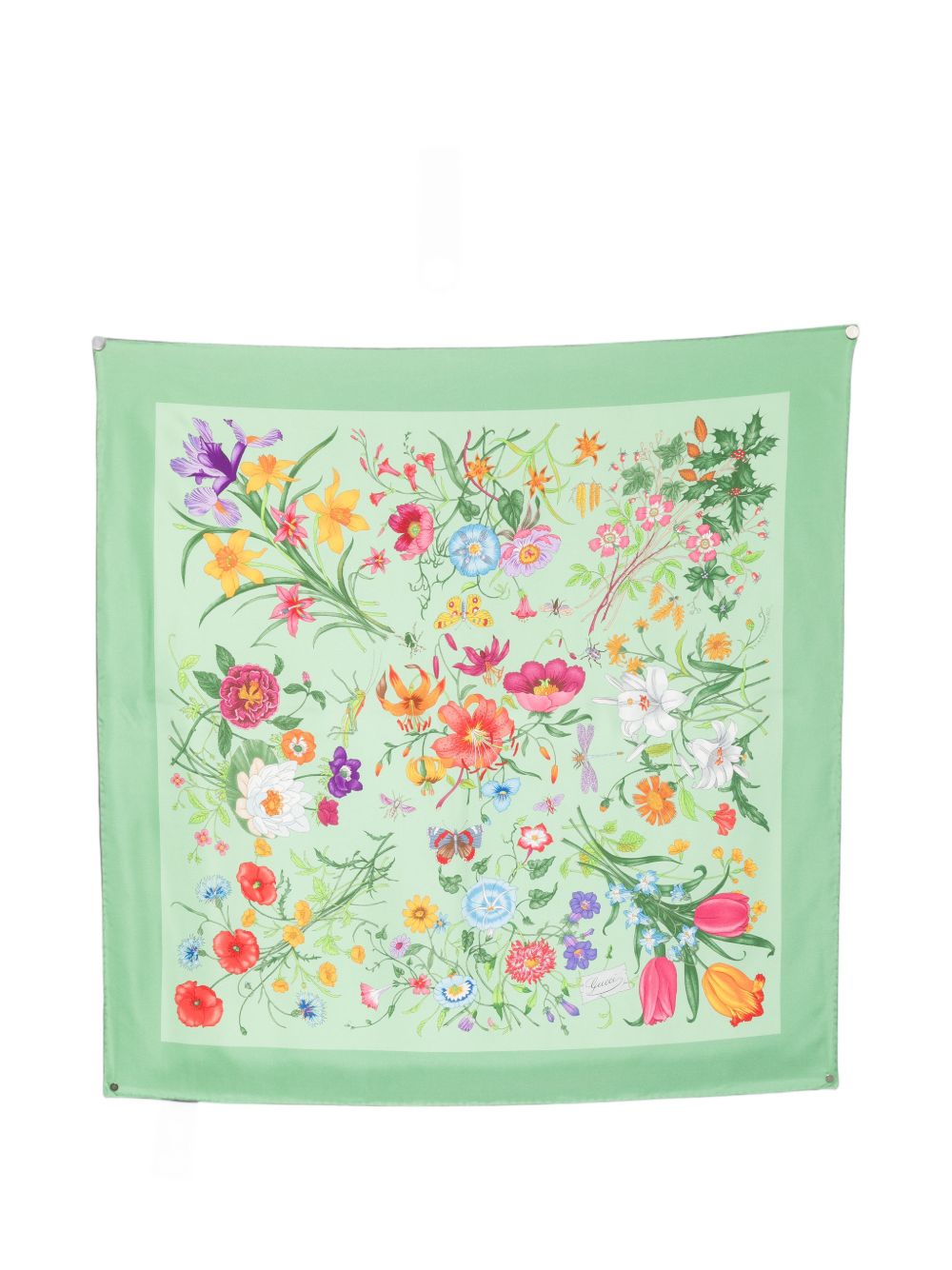 PRINTED SILK FOULARD