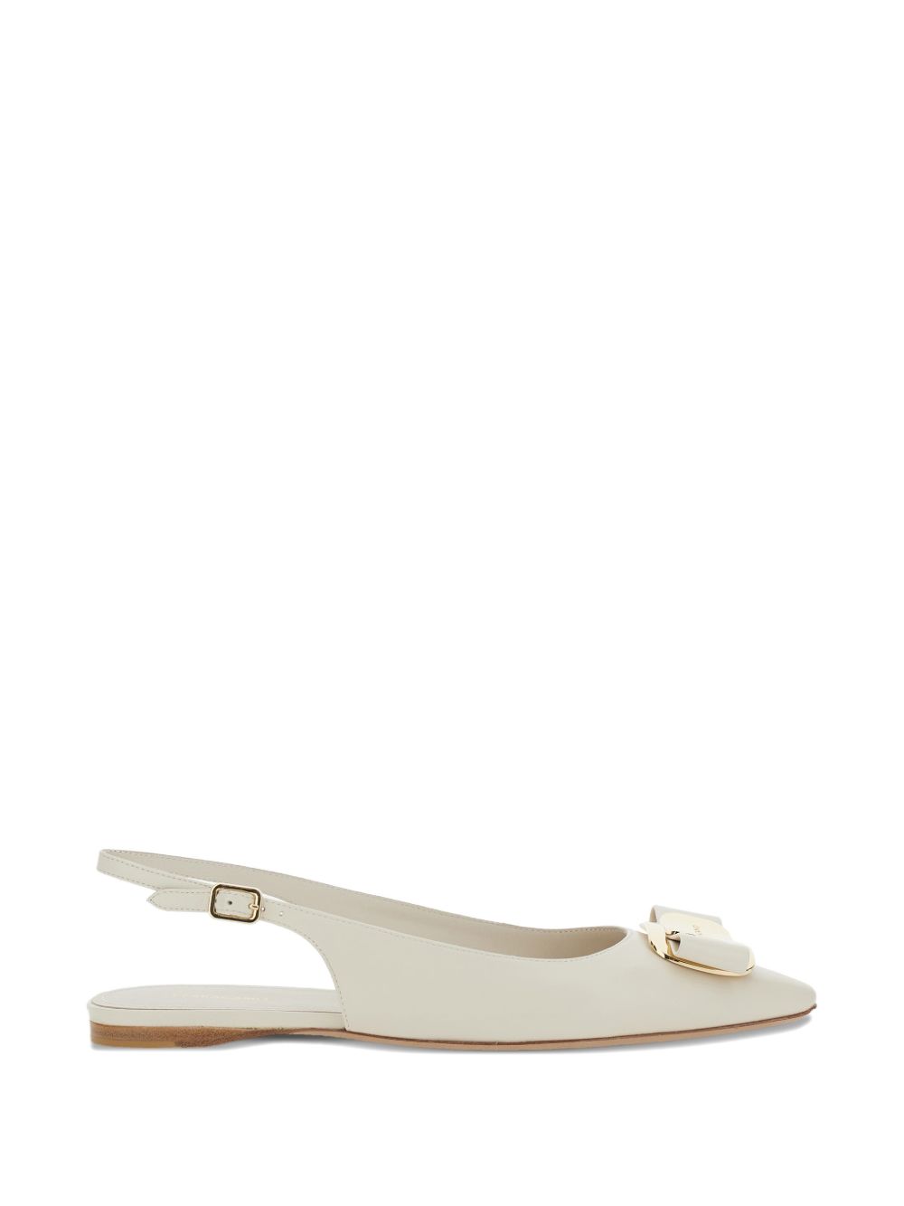LEATHER SLINGBACK PUMPS