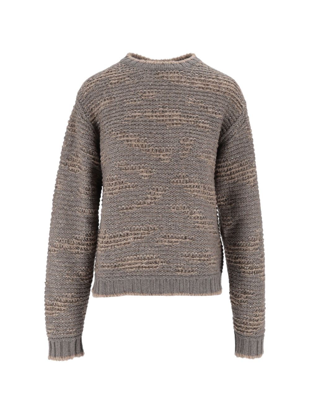 WOOL BLEND CREWNECK SWEATER