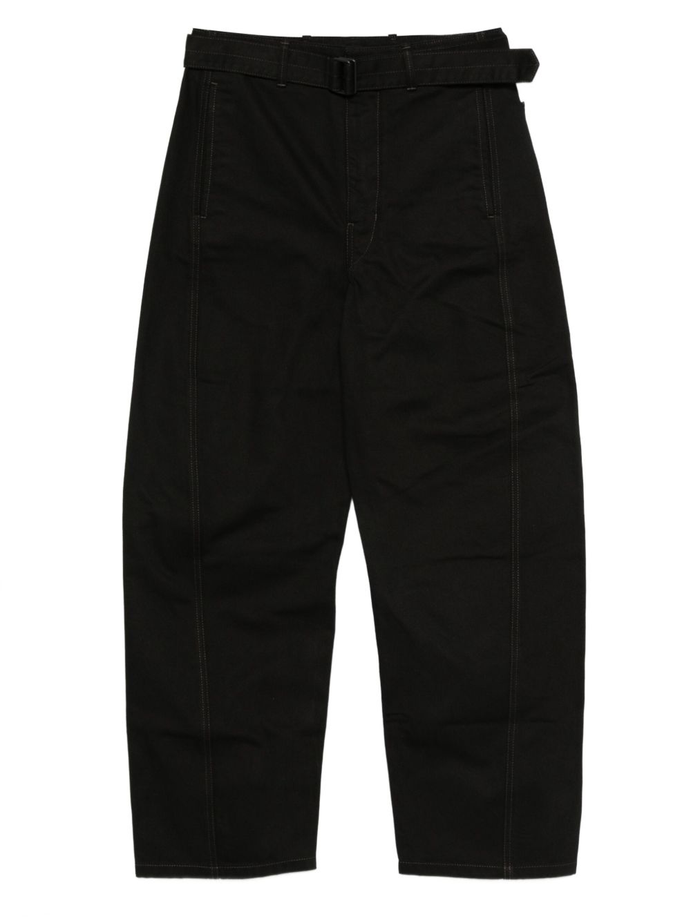 TWISTED BELTED TROUSERS