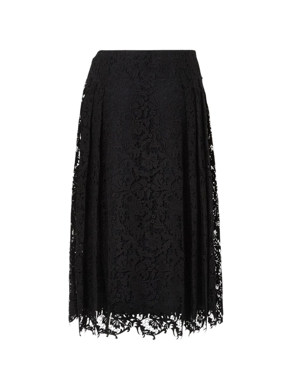MACRAMÉ LACE MIDI SKIRT
