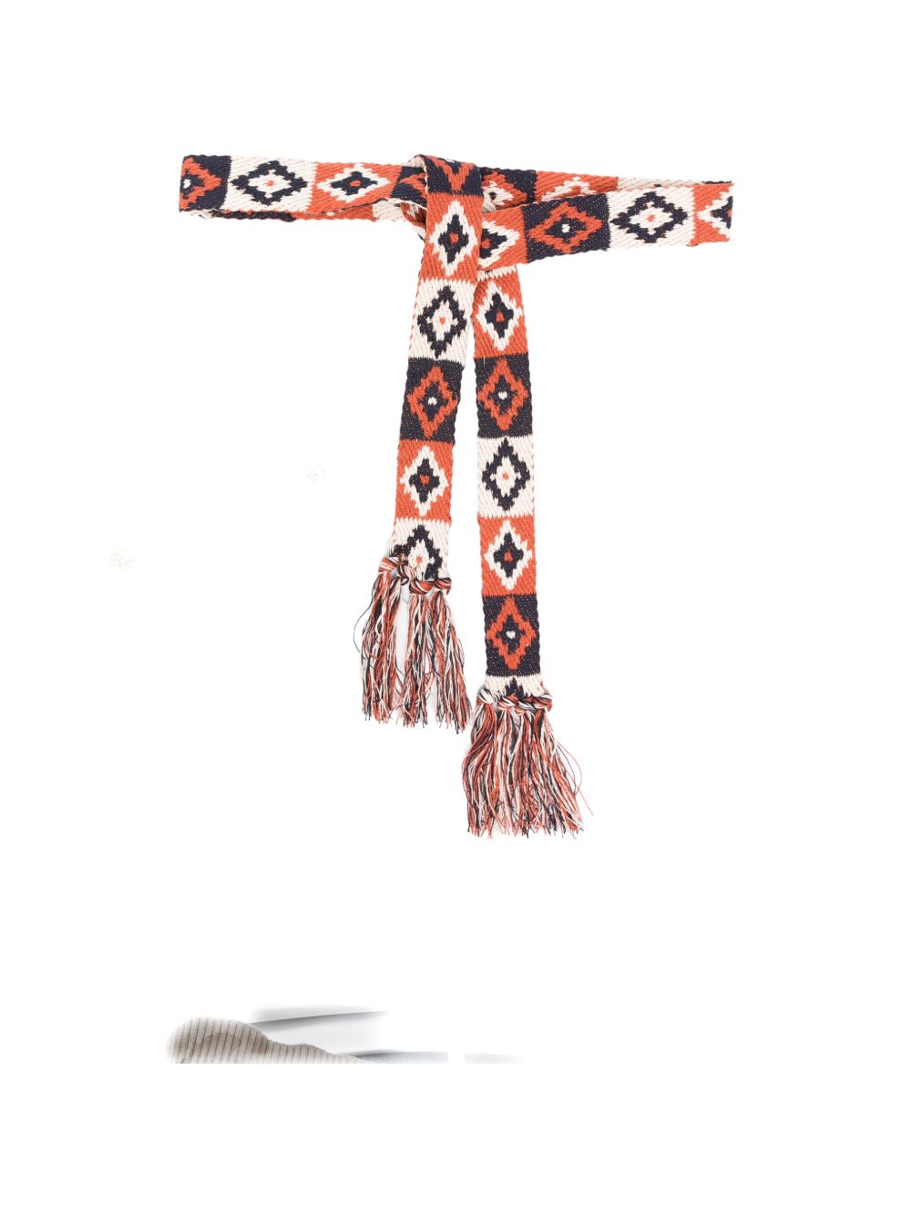 PRINTED SILK BELT