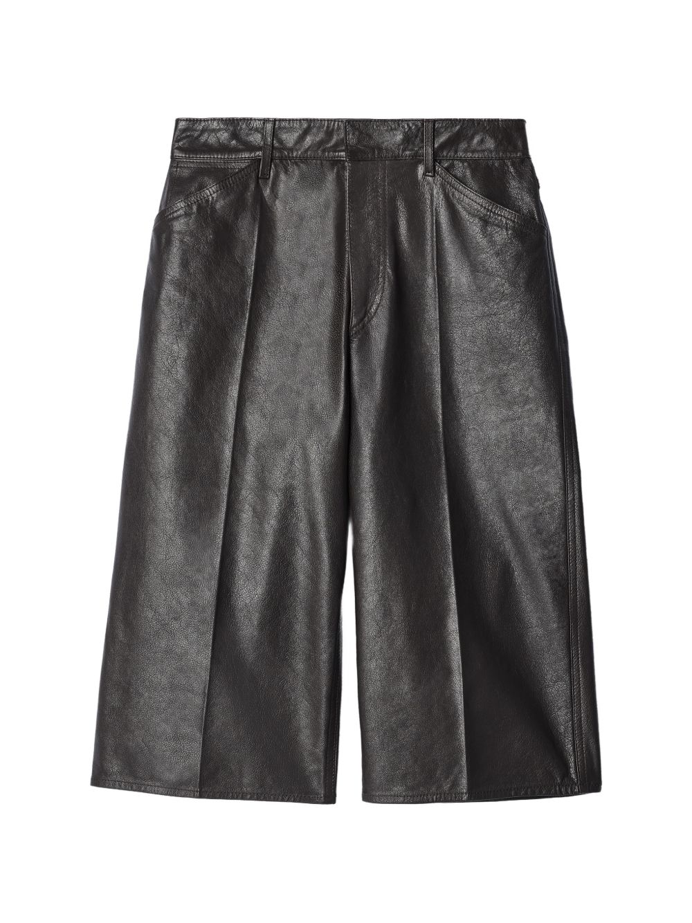 LEATHER BERMUDAS