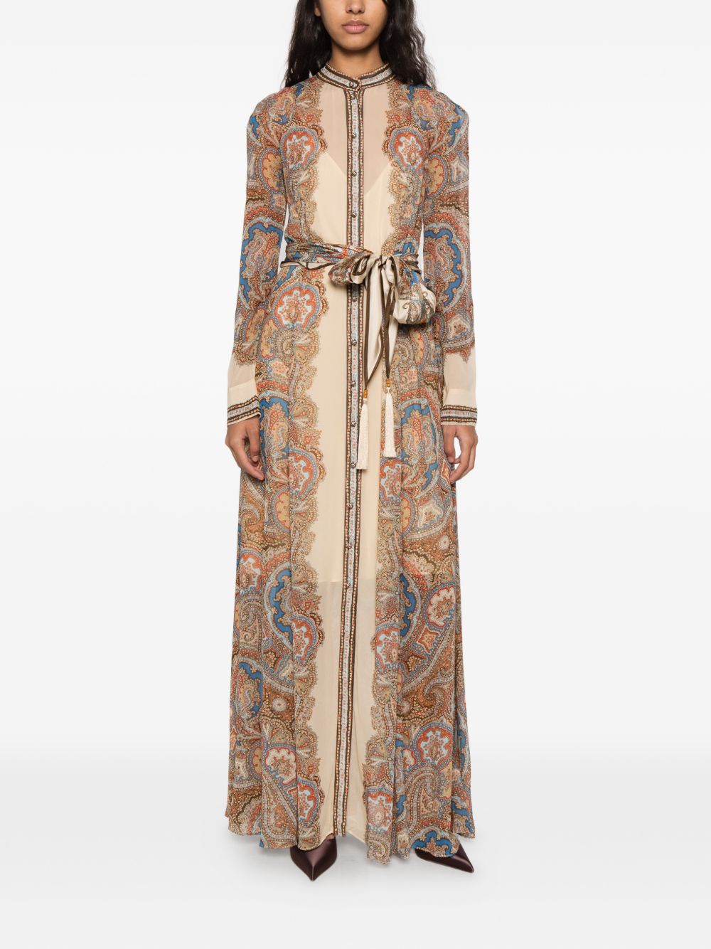 ZIMMERMANN · CLASH PRINTED MAXI DRESS