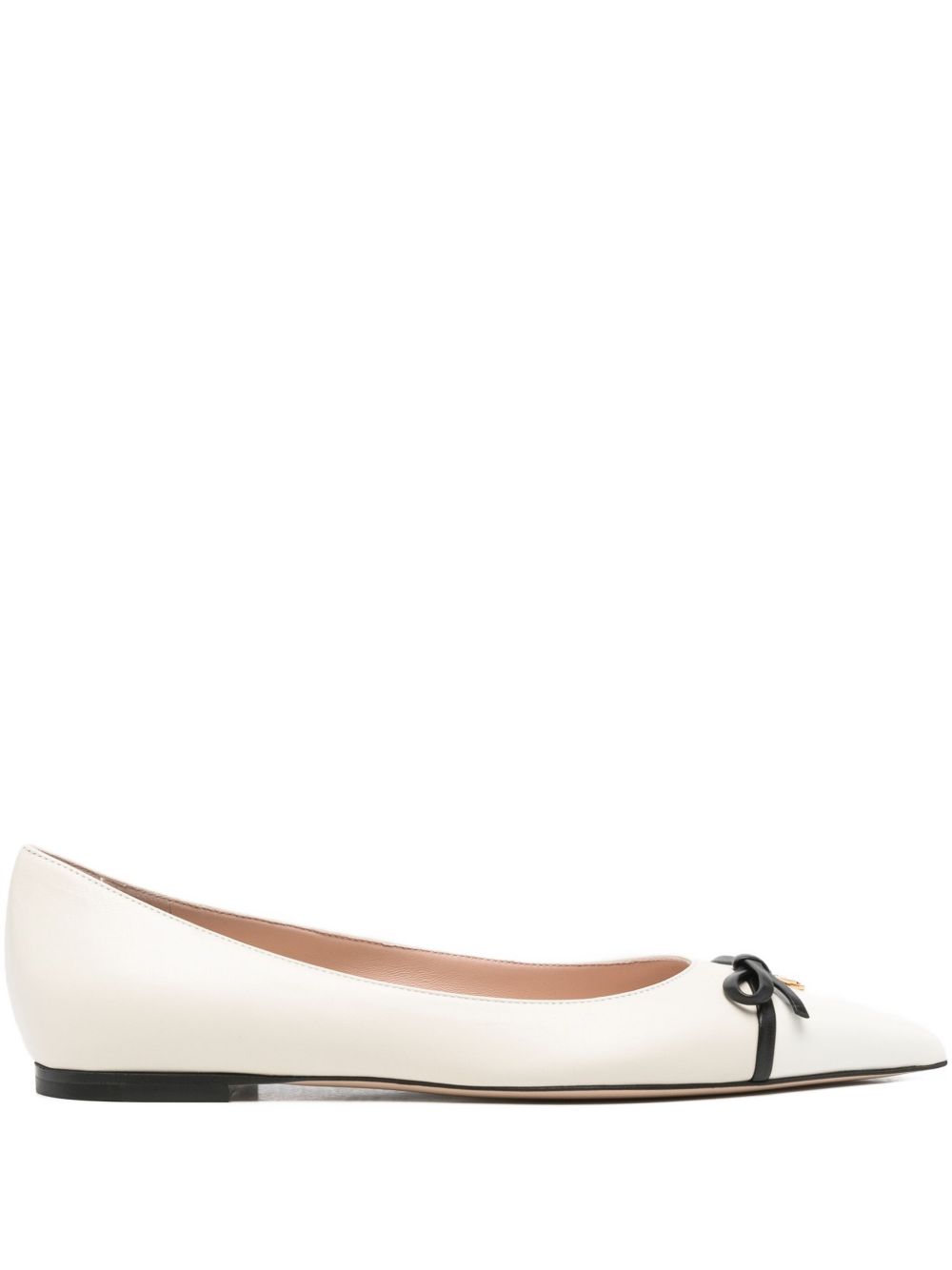 BEPOINTY LEATHER BALLETS