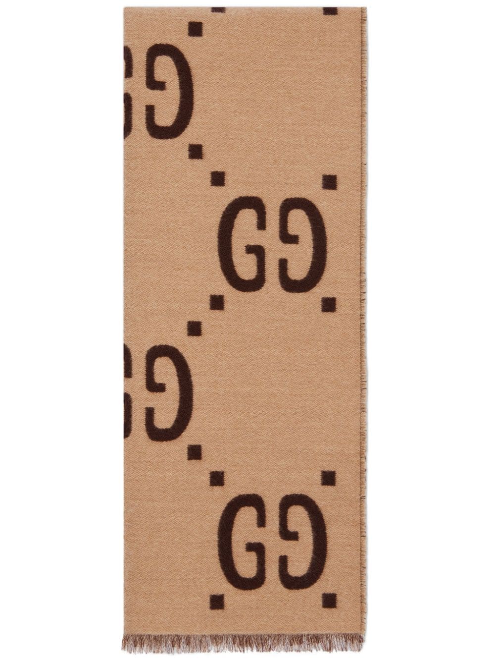 GG WOOL AND SILK SCARF